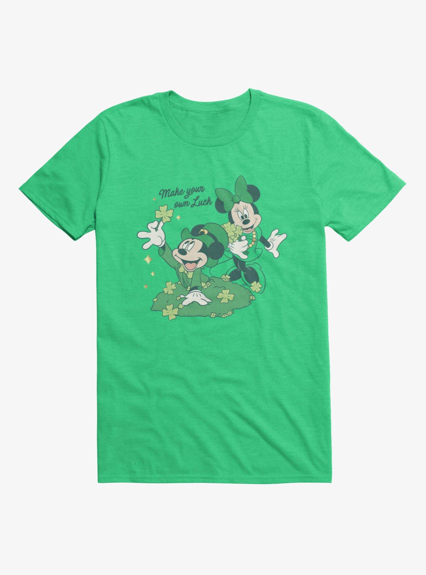 Disney Mickey And Friends St. Patrick's Make Your Own Luck T-Shirt