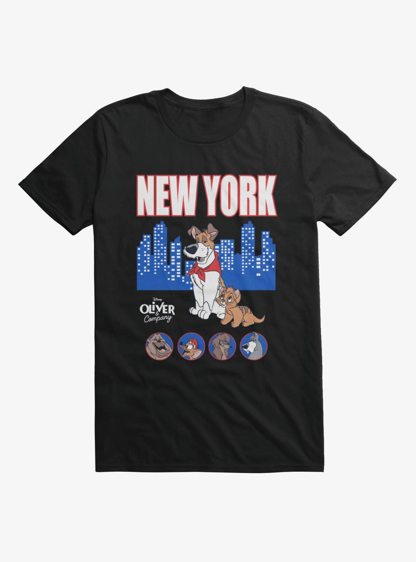 Disney Oliver And Company New York Skyline T-Shirt, , hi-res