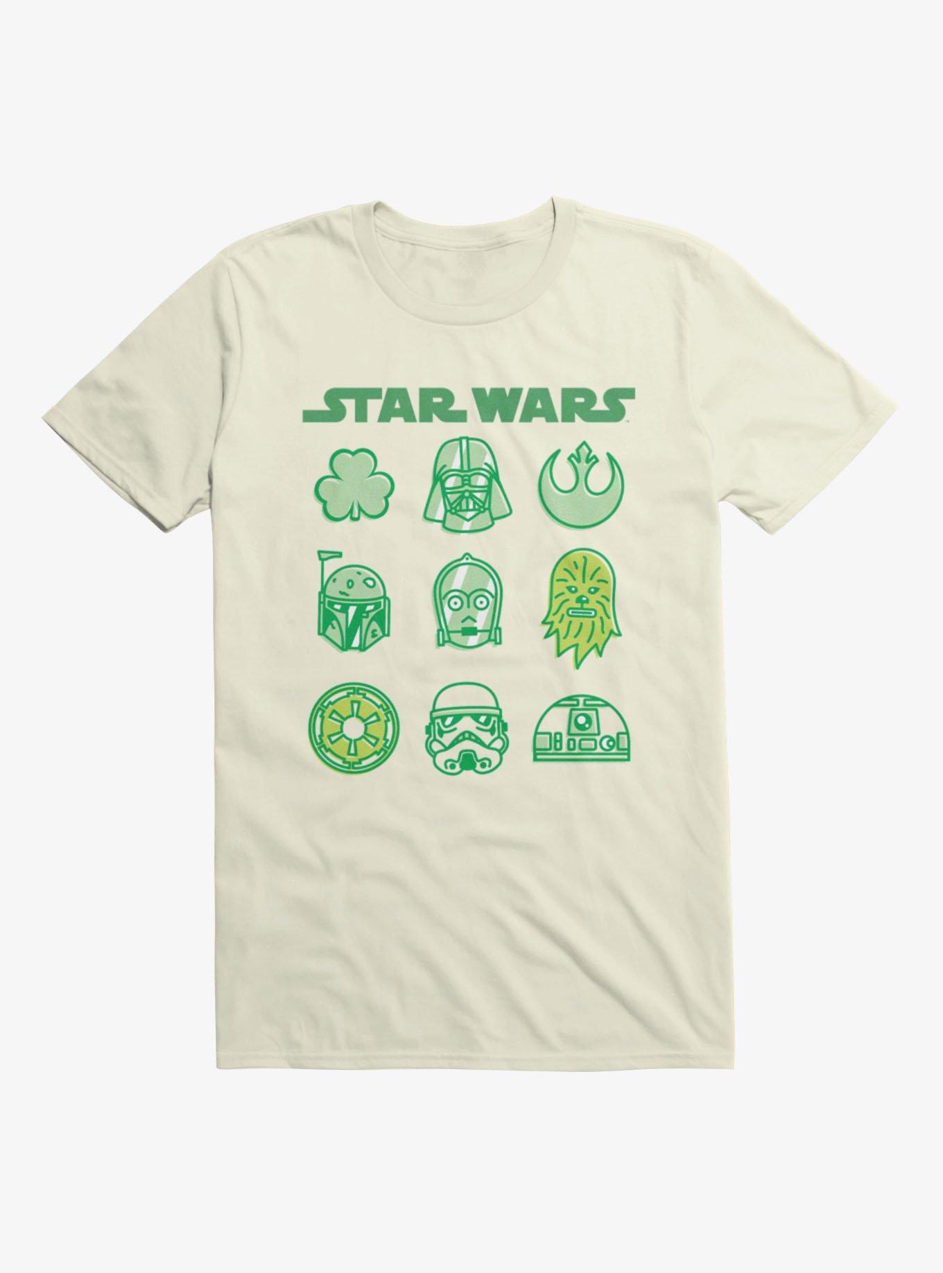 Star Wars St. Patrick's Lucky Icons T-Shirt, , hi-res