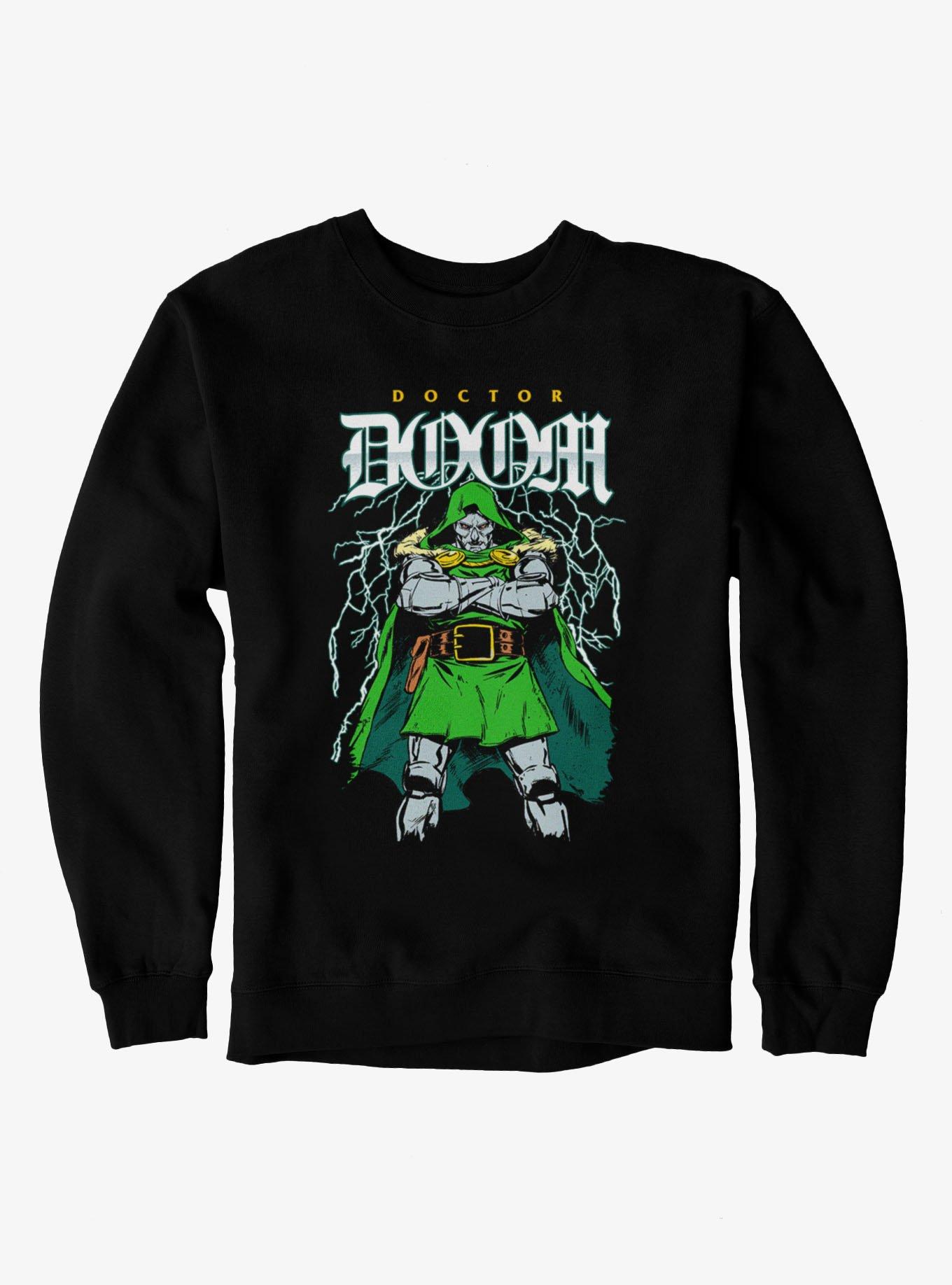 Marvel Dr Doom Lightning Stance Sweatshirt, , hi-res