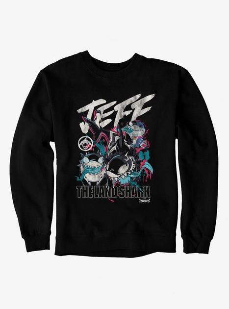 Marvel Rivals Jeff The Land Shark Collage Sweatshirt | BoxLunch
