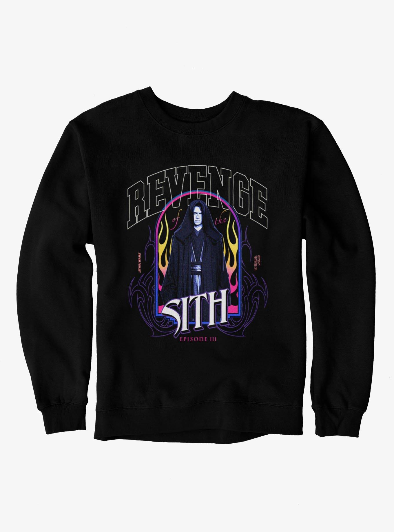 Star Wars Episode III Revenge Of The Sith Anakin Fire Portrait Sweatshirt, , hi-res