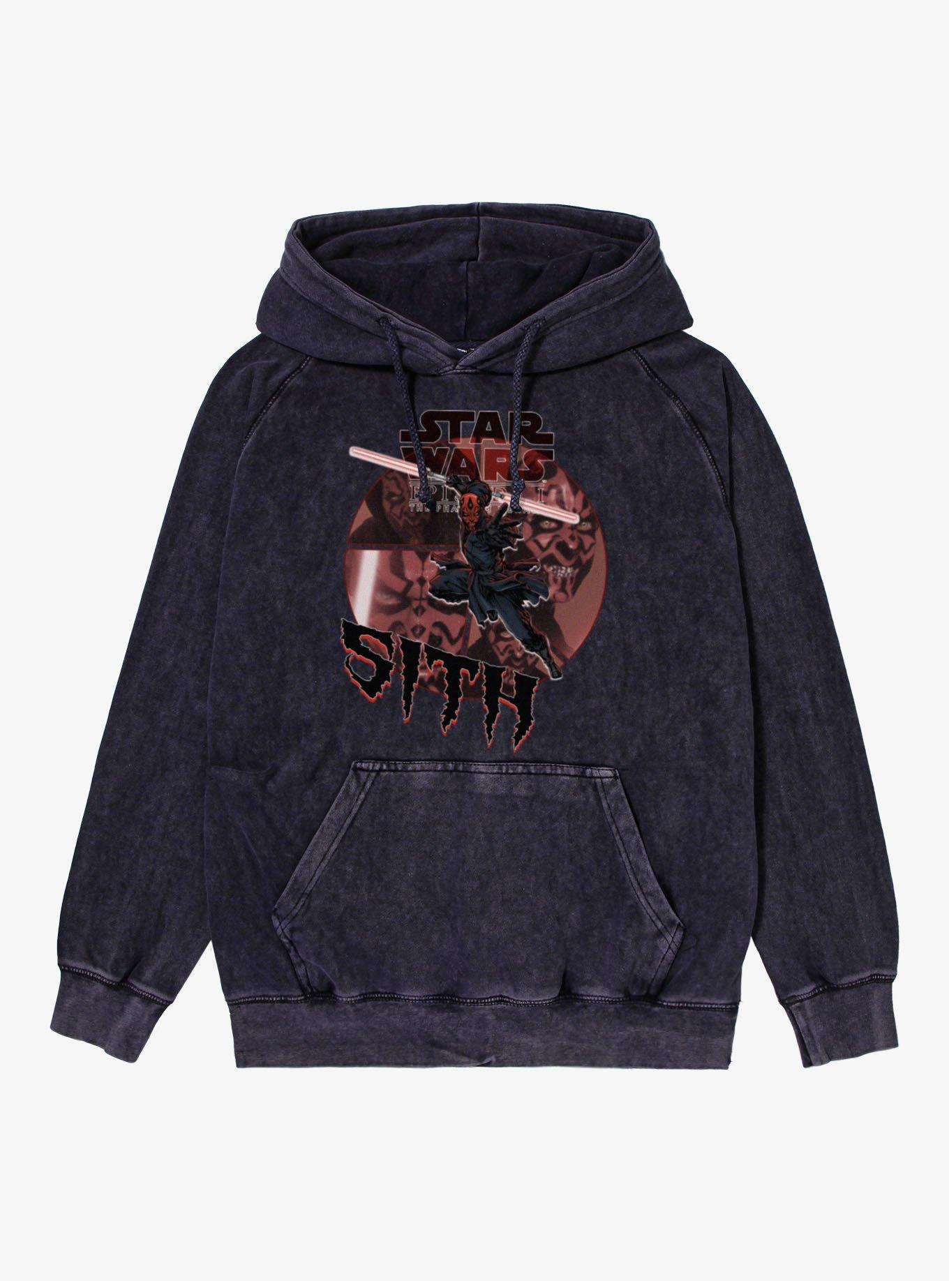 Star Wars Episode I The Phantom Menace Darth Maul Jump Mineral Wash Hoodie, , hi-res
