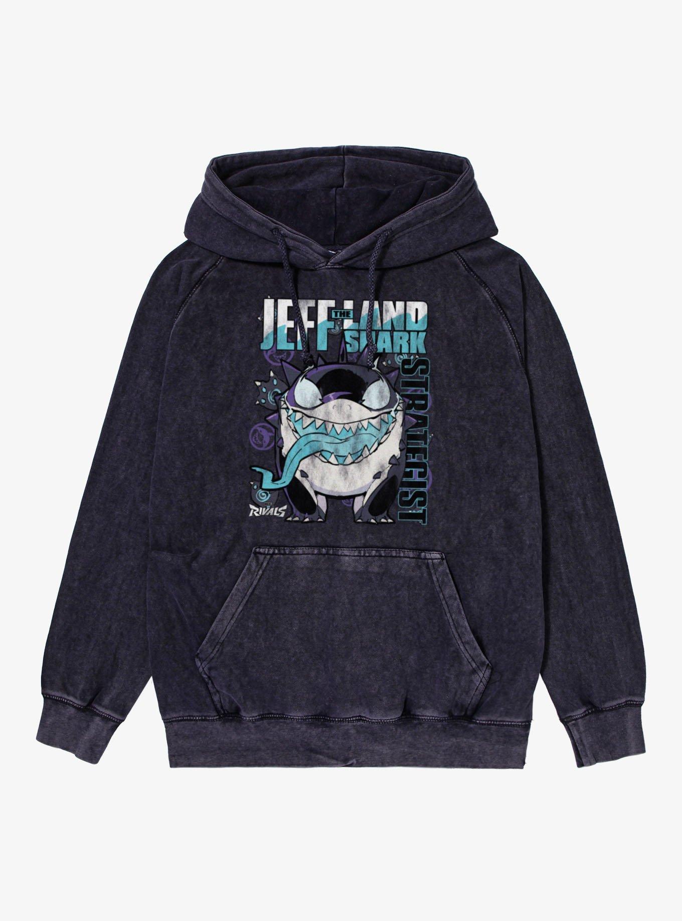 Marvel Rivals Jeff The Land Shark Symbiote Facing You Mineral Wash Hoodie, , hi-res