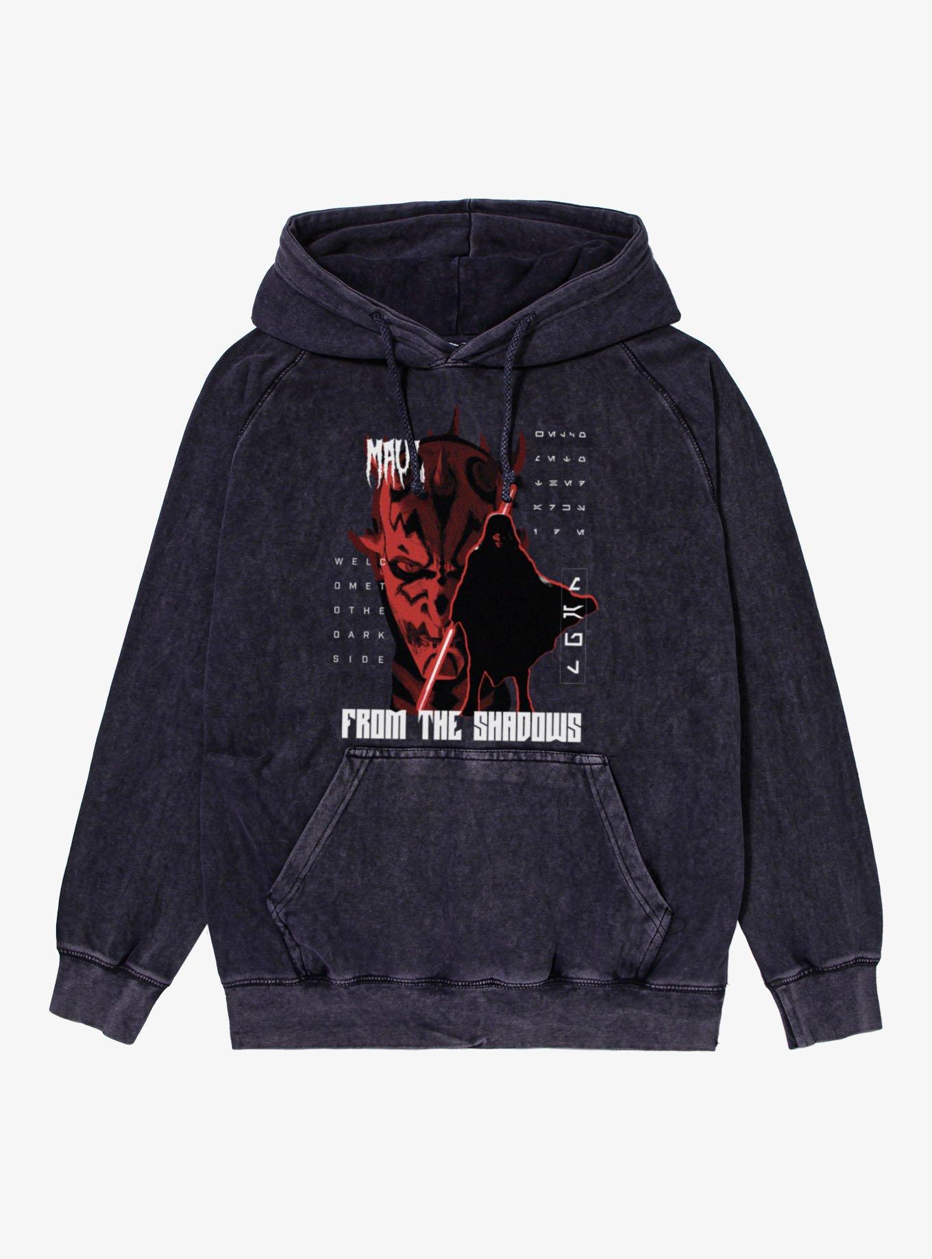Star Wars: Maul Shadow Lord From The Shadows Welcome Mineral Wash Hoodie Box Lunch Exclusive, , hi-res