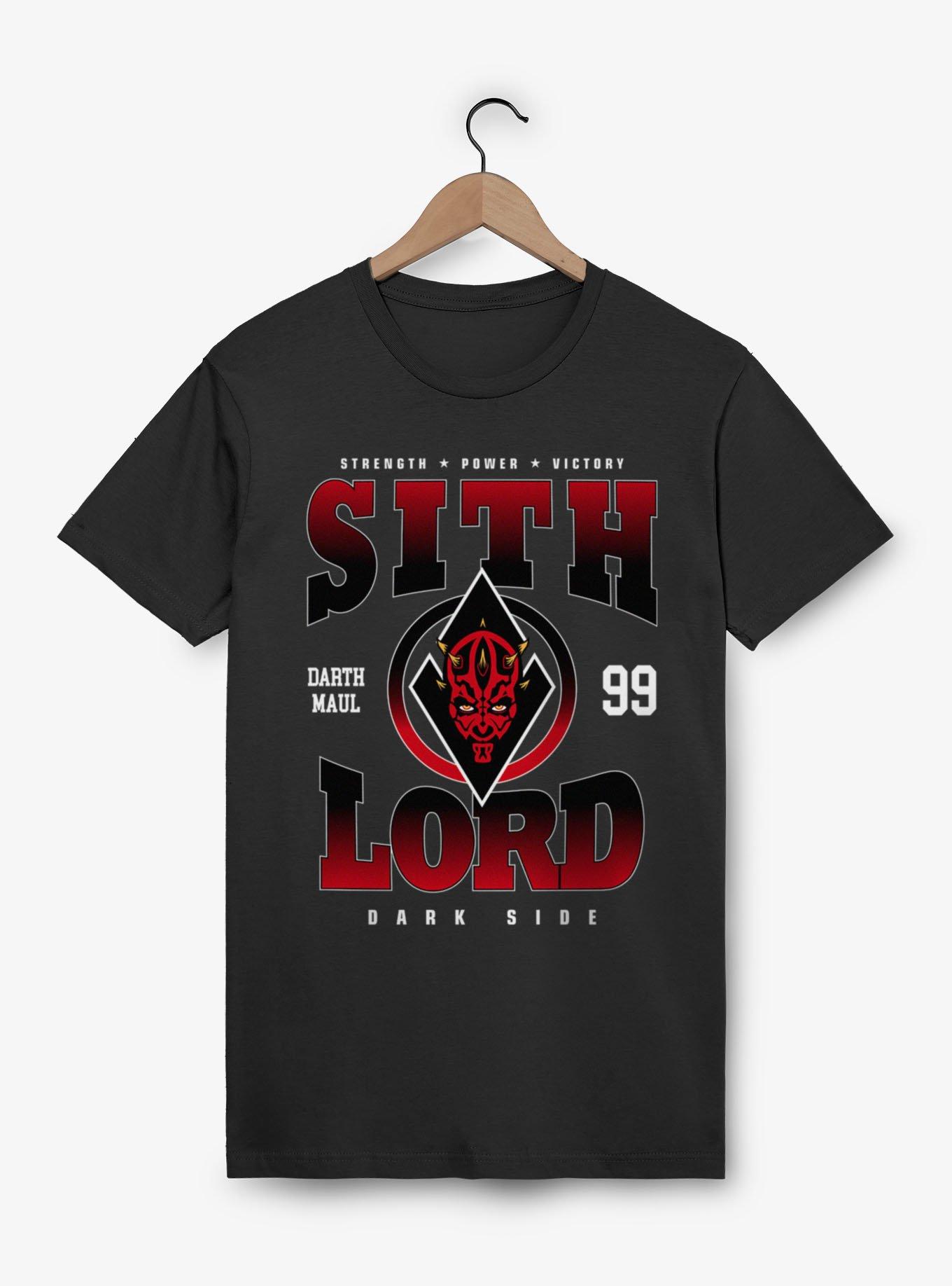 Star Wars Darth Maul Sith Lord Strength Power Victory Collegiate T-Shirt, , hi-res