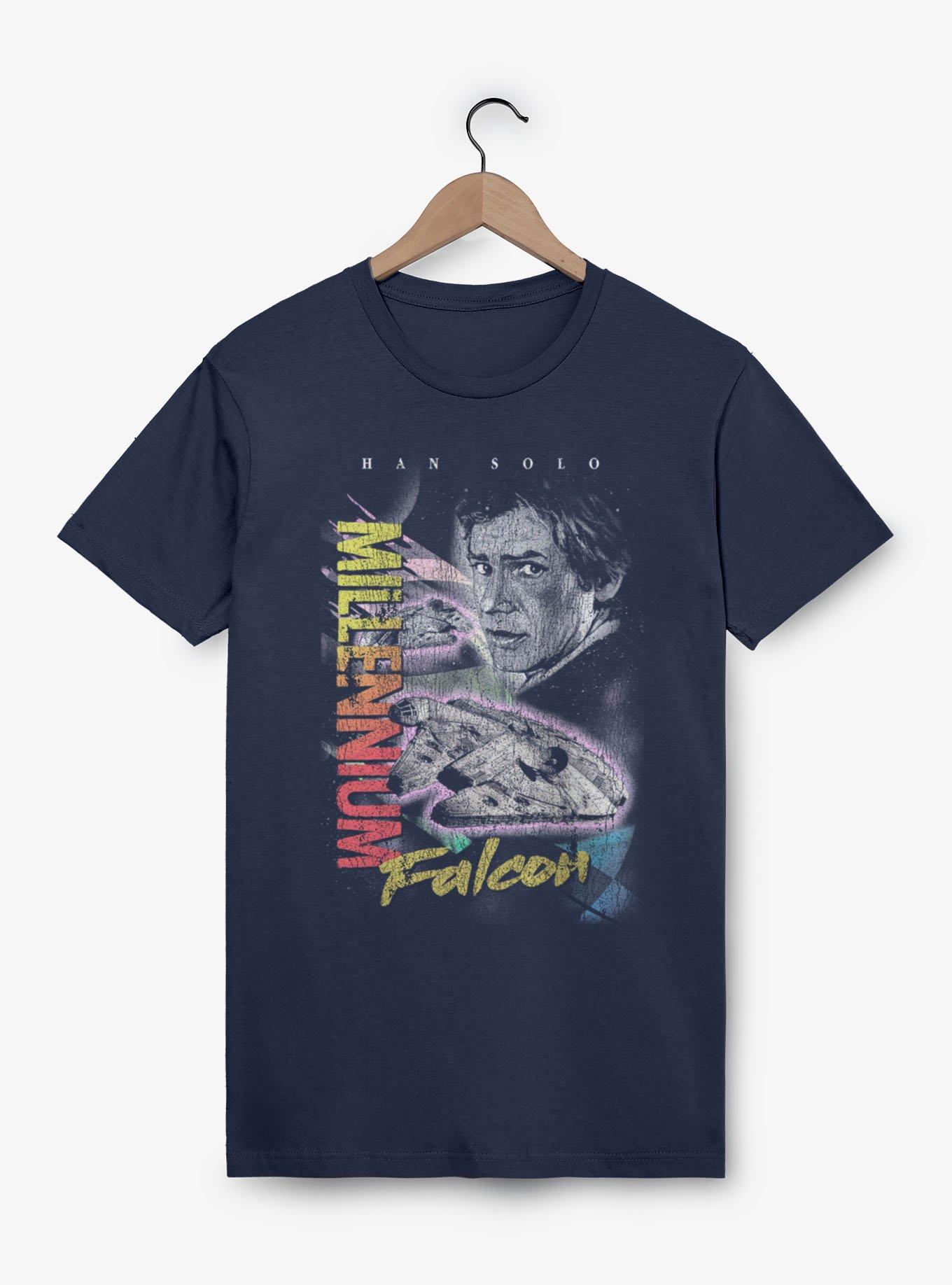 Star Wars Han Solo Millenium Falcon Collage T-Shirt, , hi-res