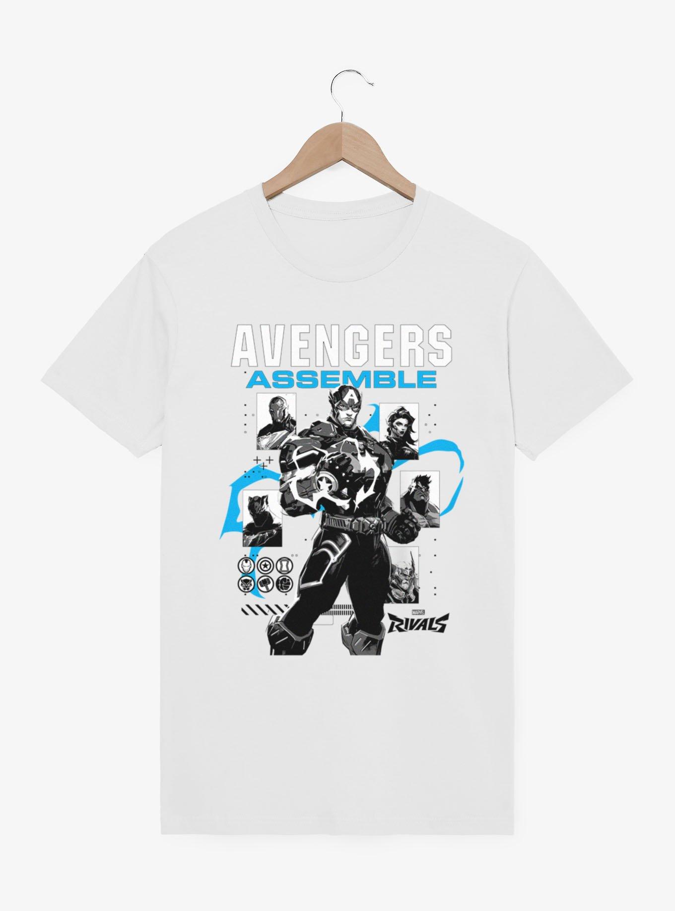 Marvel Rivals Captain America Avengers Assemble T-Shirt, , hi-res