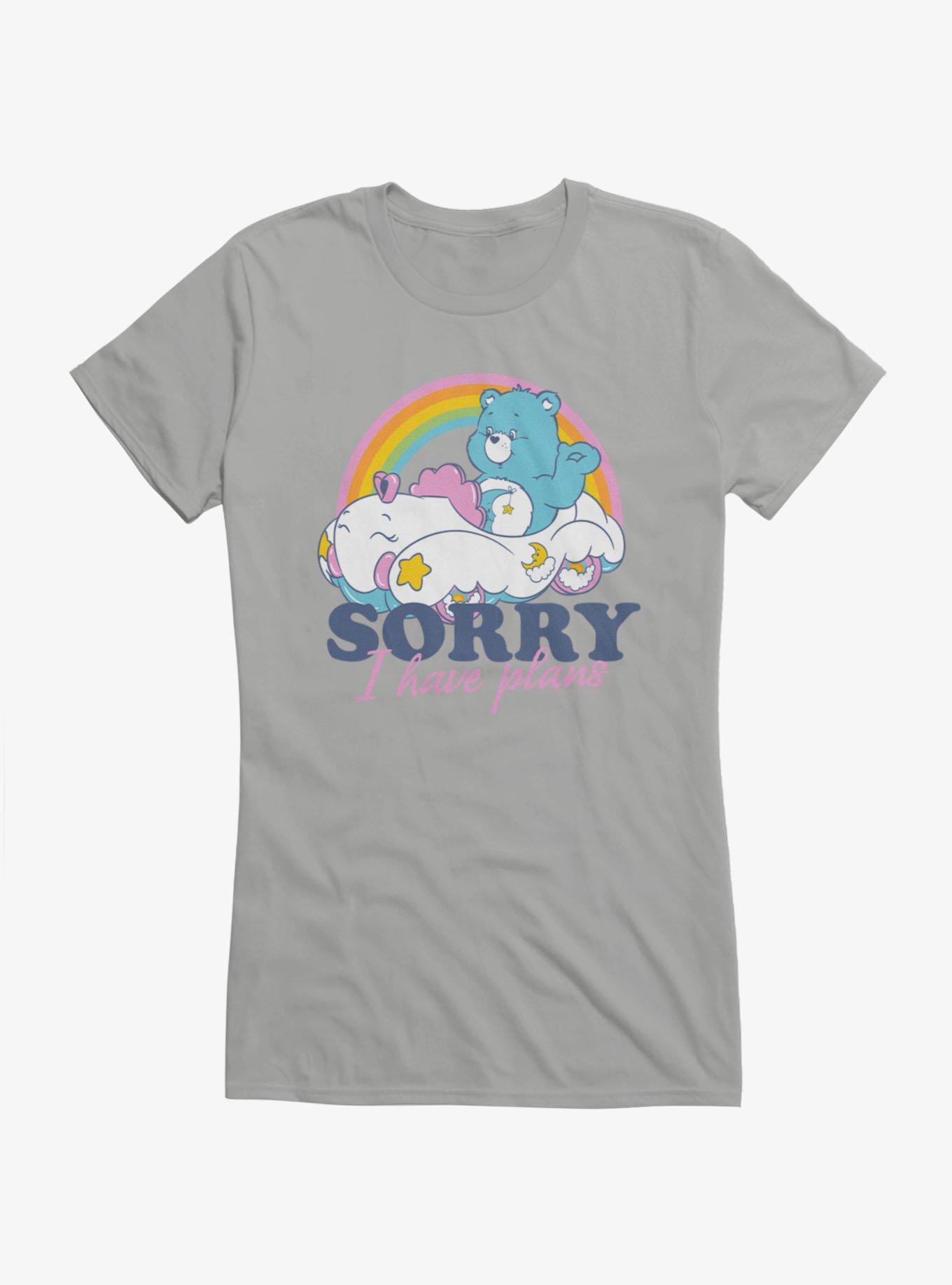 Care Bears Bedtime Bear Sorry I Have Plans Girls T-Shirt