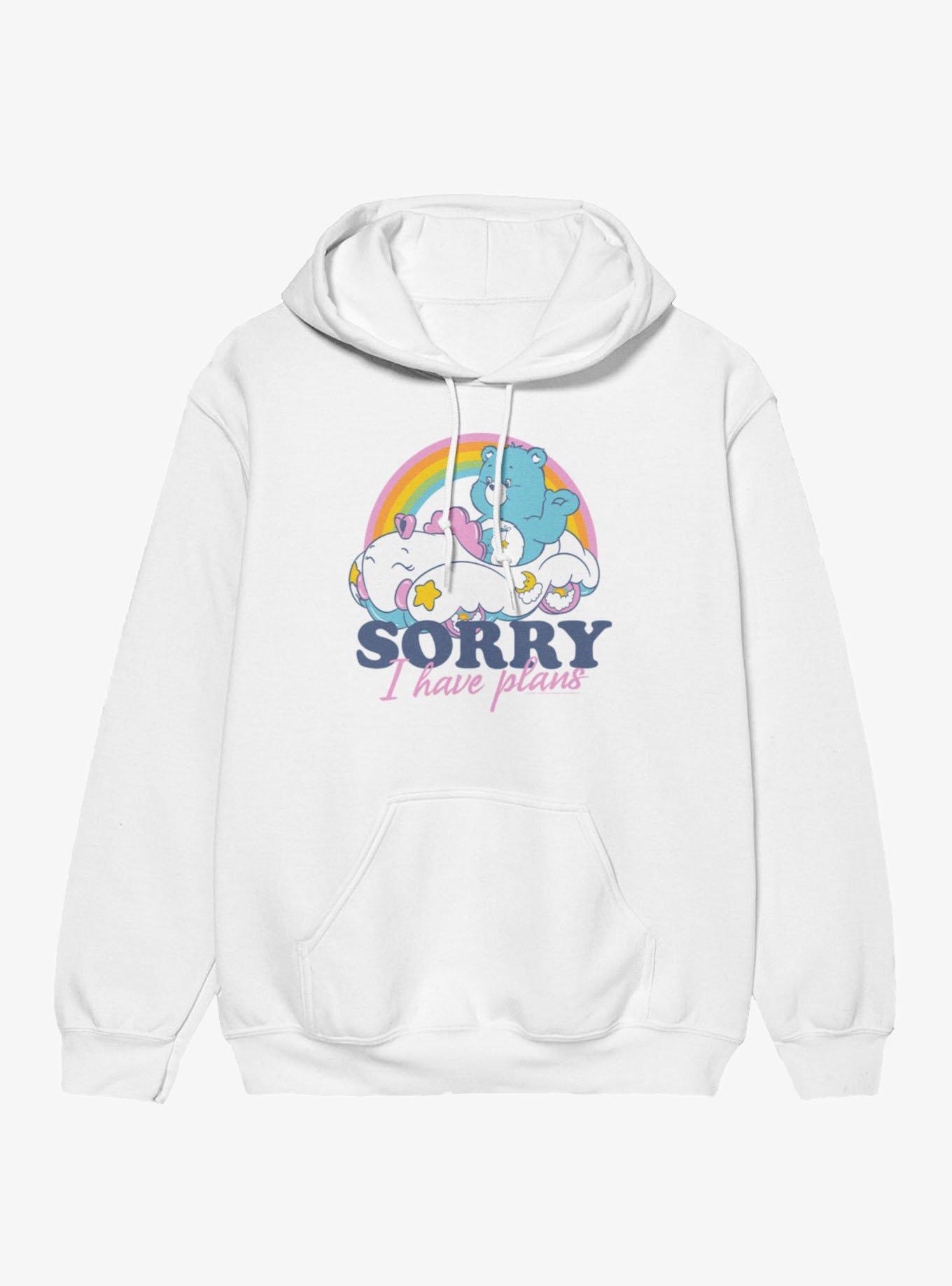 Care Bears Bedtime Bear Sorry I Have Plans Hoodie