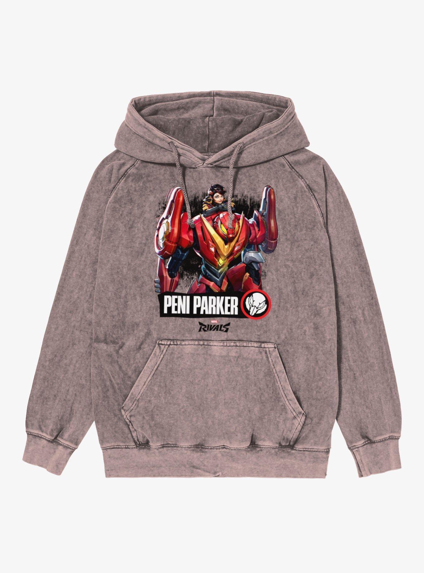 Marvel Rivals Peni Parker And SP//dr Mineral Wash Hoodie, , hi-res