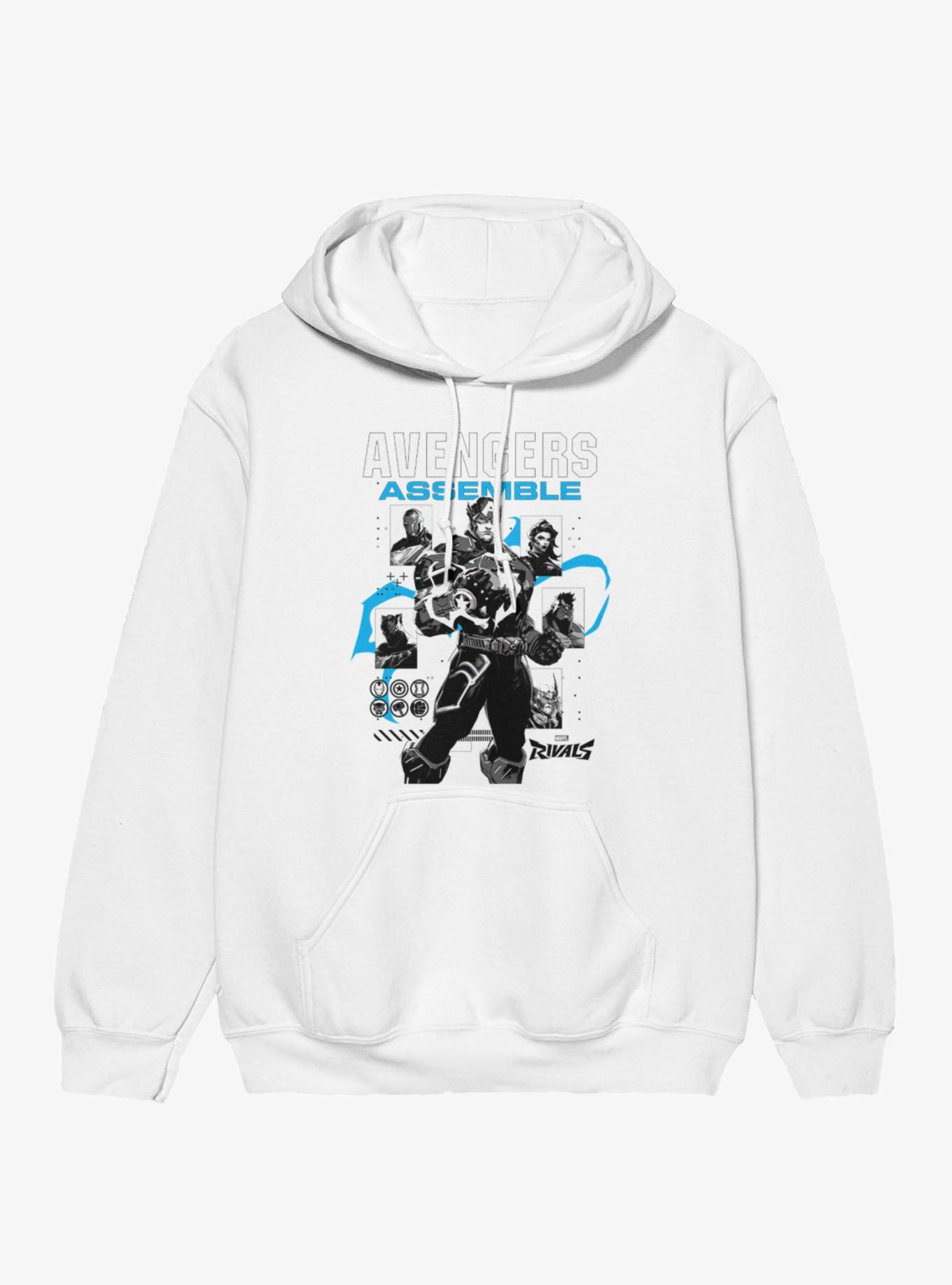 Marvel Rivals Captain America Avengers Assemble Hoodie, , hi-res