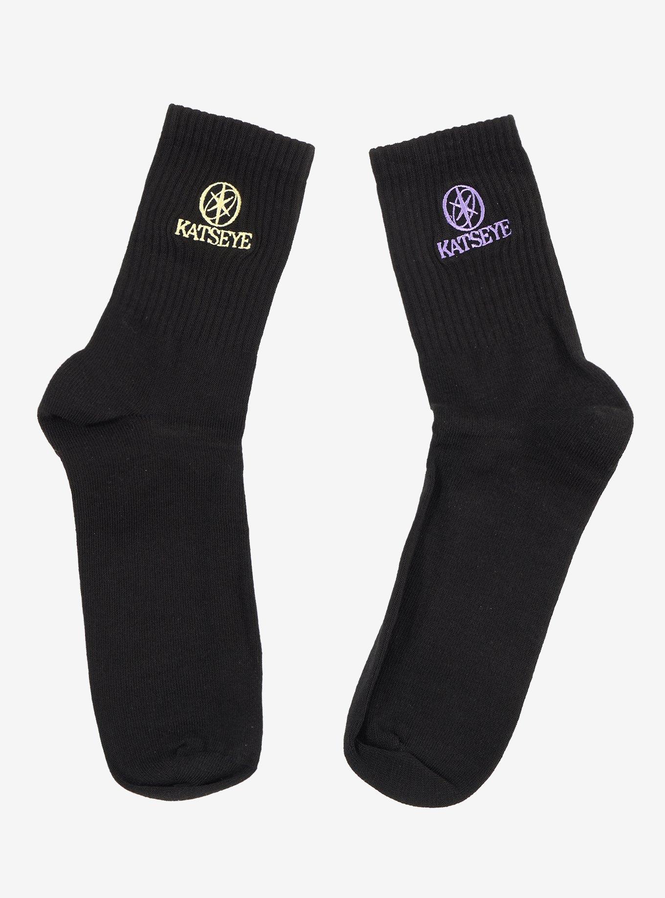 KATSEYE Logo Crew Socks, , hi-res