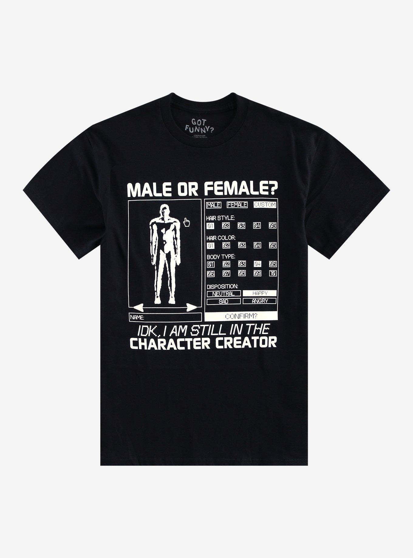 Character Creator T-Shirt By Got Funny?, , hi-res