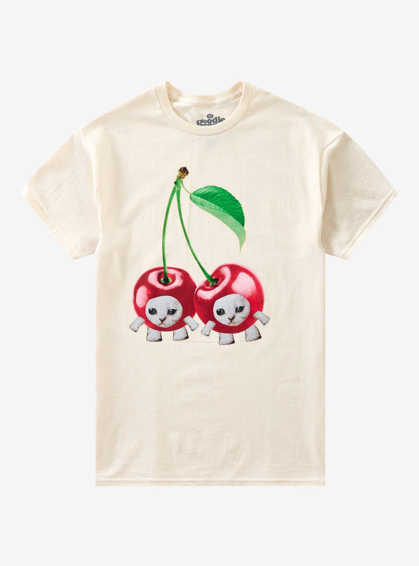 Cherry Cat Twin T-Shirt By Goodie Two Sleeves | Hot Topic