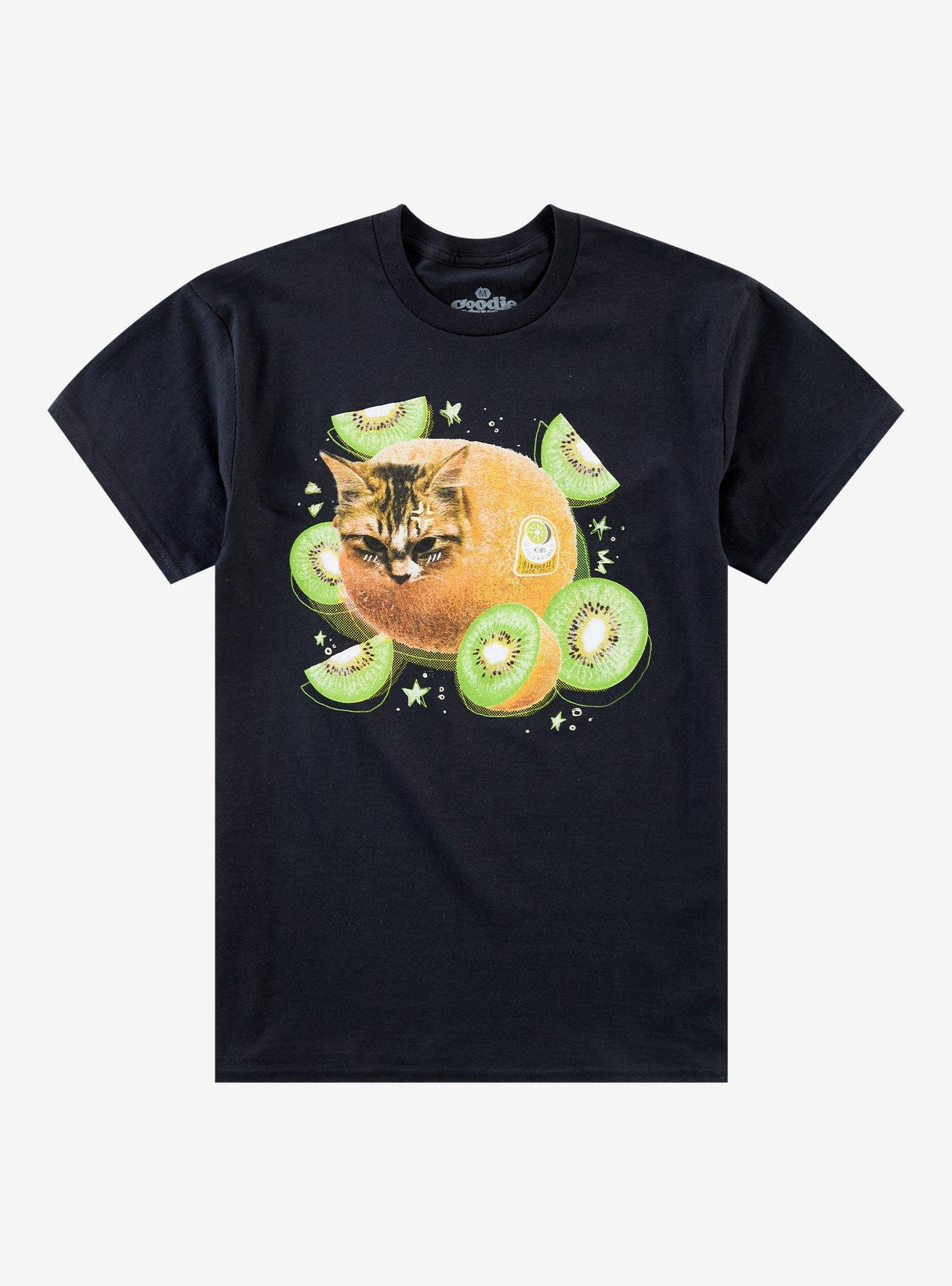 Kiwi Cat T-Shirt By Goodie Two Sleeves, , hi-res