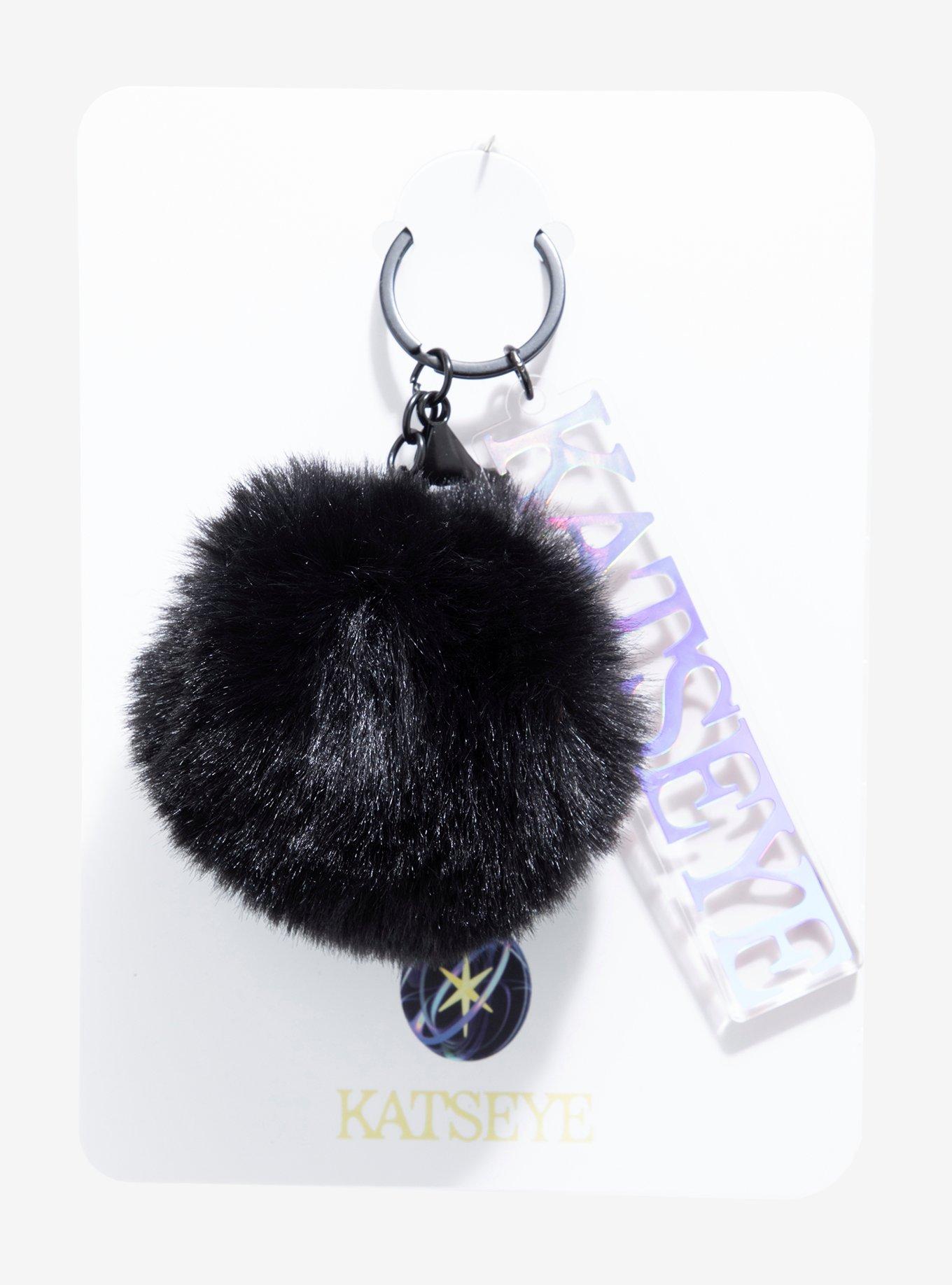 KATSEYE Logo Pompom Keychain, , hi-res