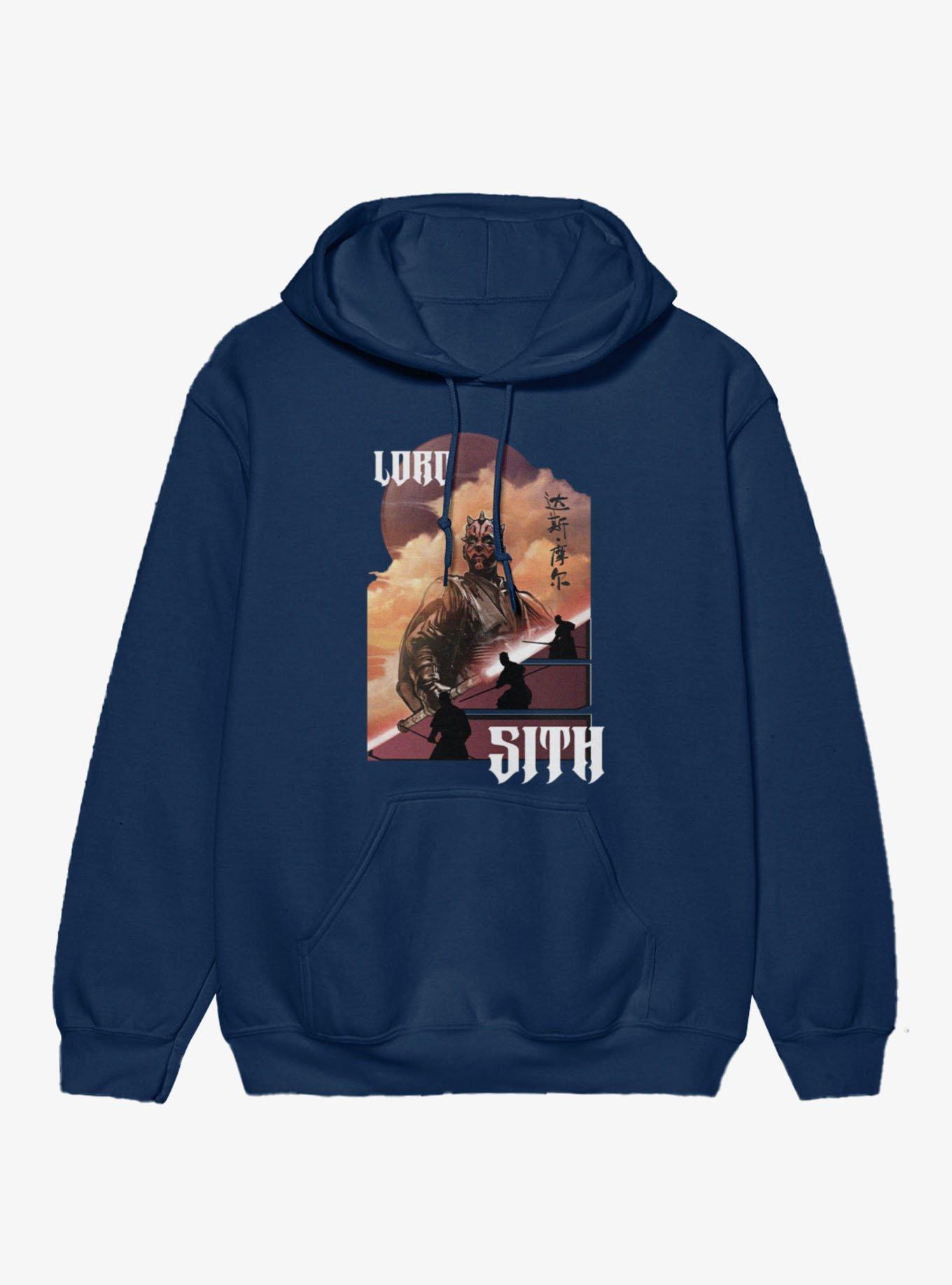 Star Wars Lord Sith Maul Hoodie Hot Topic Exclusive, , hi-res