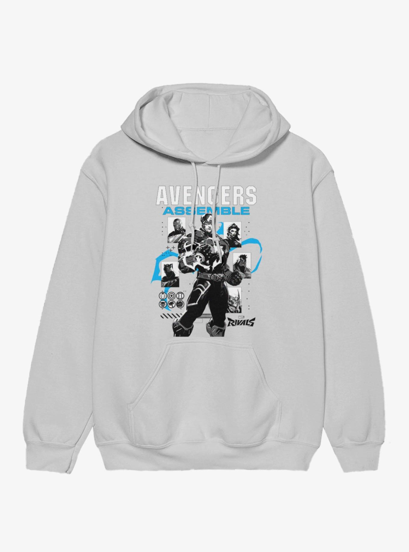 Marvel Rivals Captain America Avengers Assemble Hoodie, , hi-res