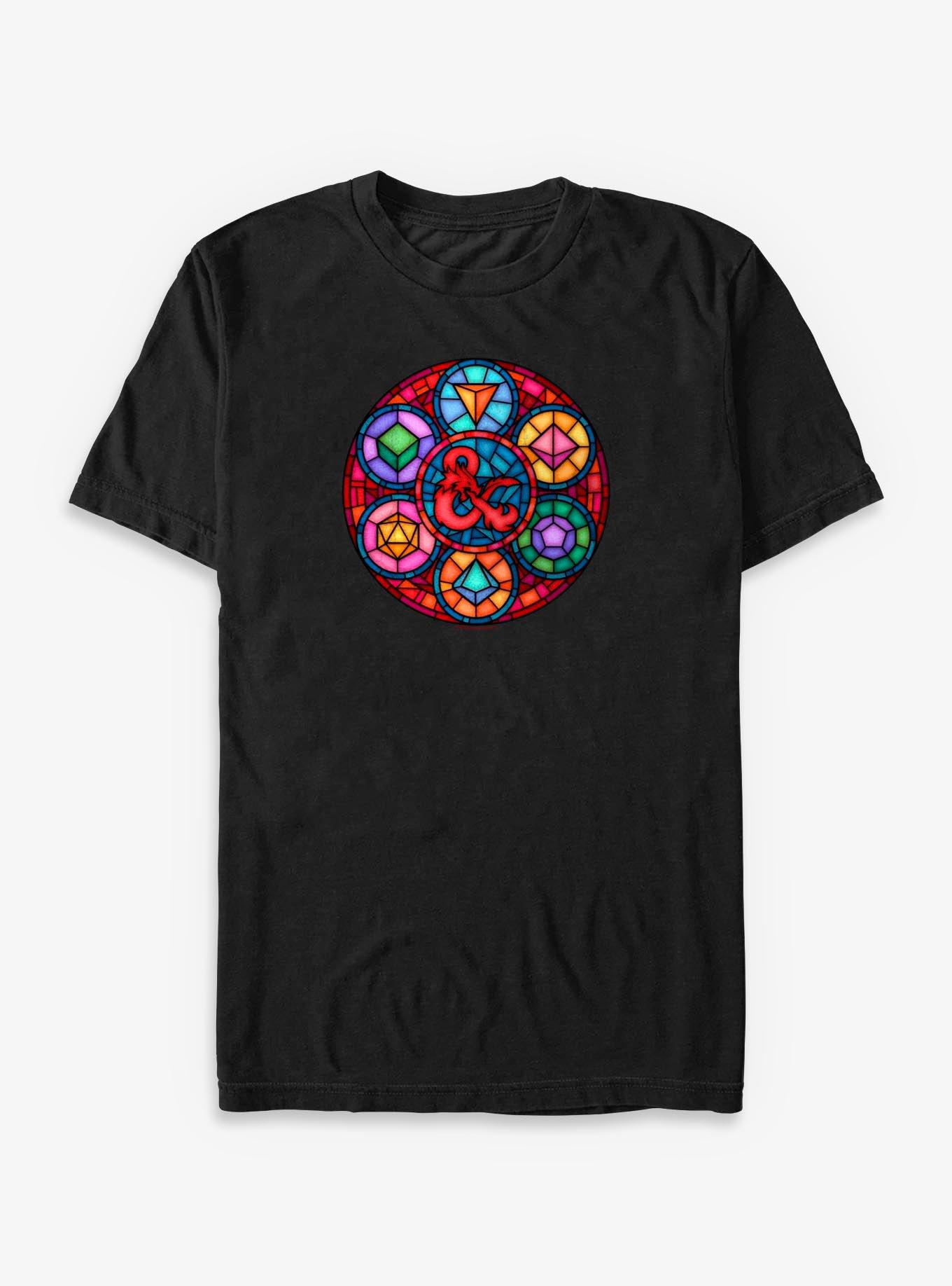 Dungeons & Dragons Stained Glass Ampersand Big & Tall T-Shirt, , hi-res