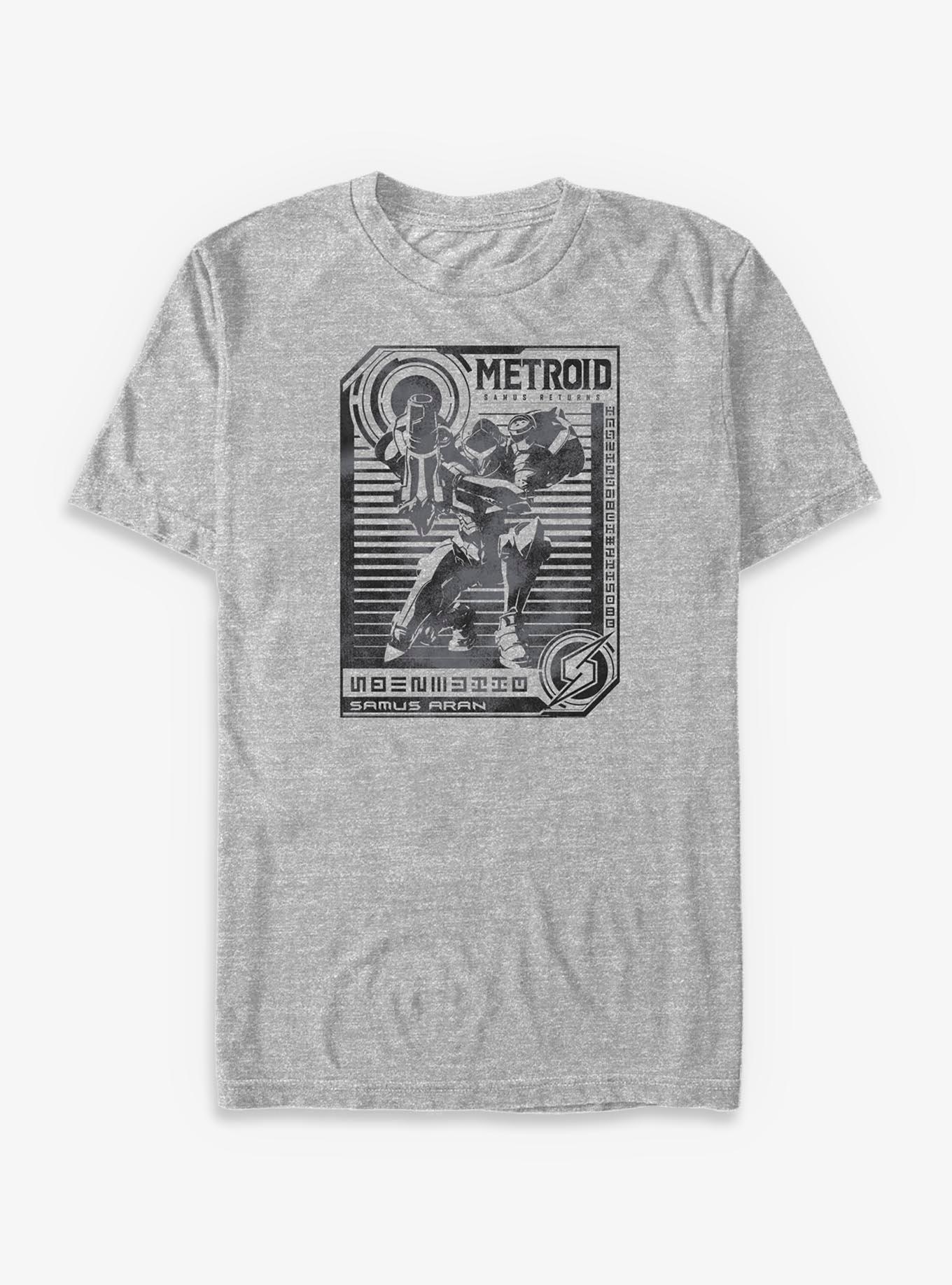 Nintendo Posted Metroid Samus Aran Big & Tall T-Shirt, , hi-res