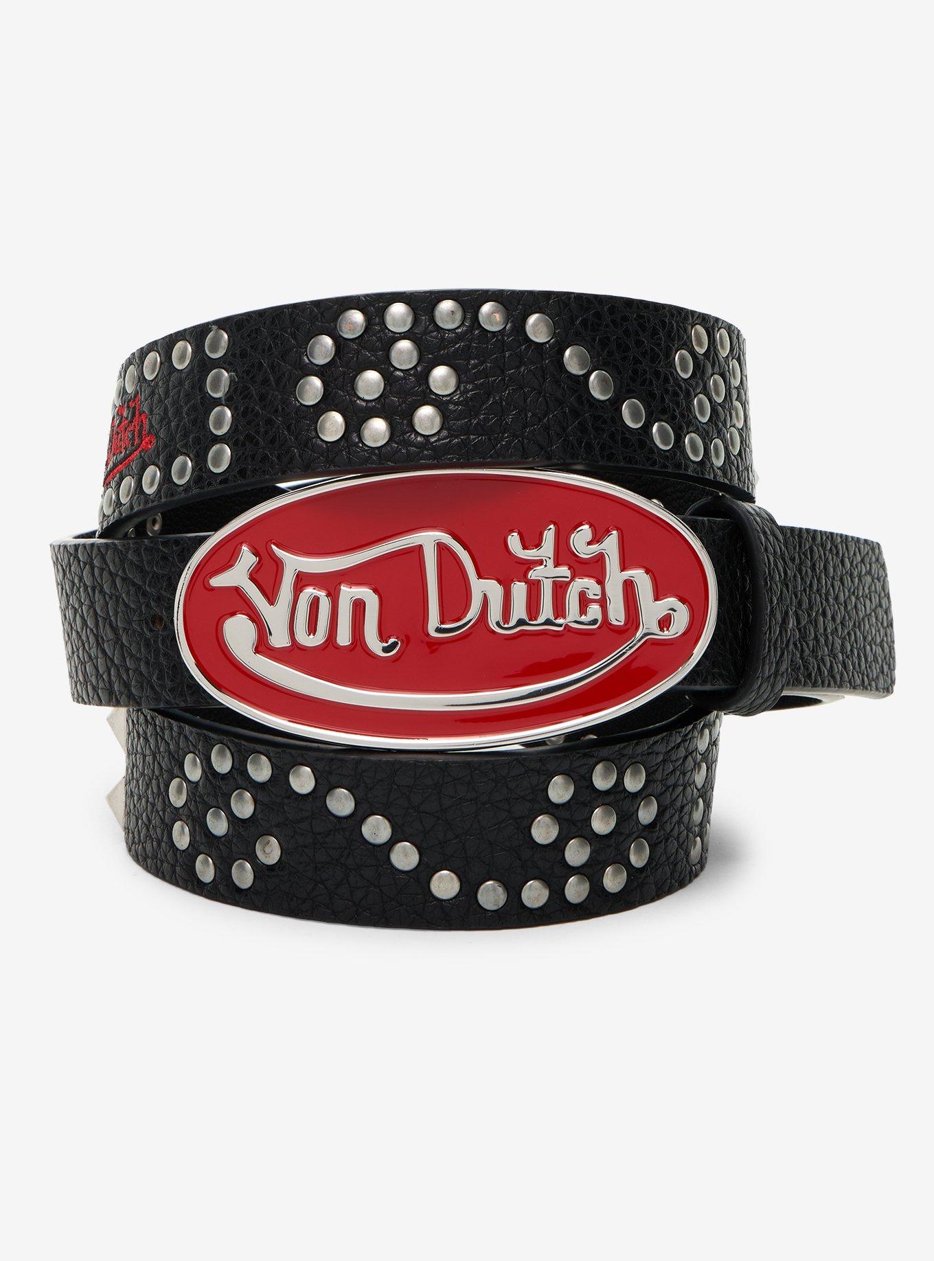 Von Dutch Stud Belt, , hi-res