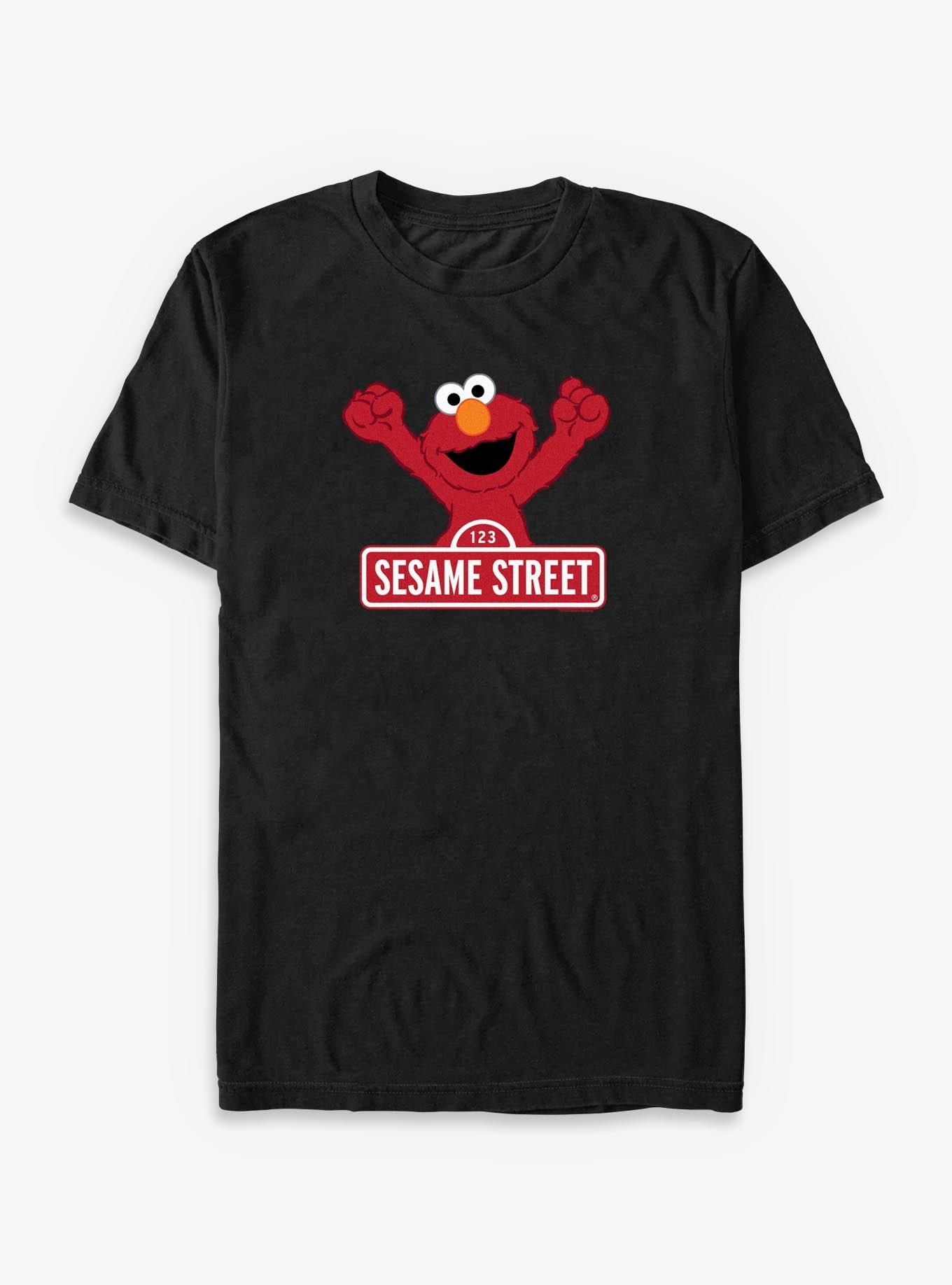 Sesame Street Elmo Varsity Sign Big & Tall T-Shirt, , hi-res