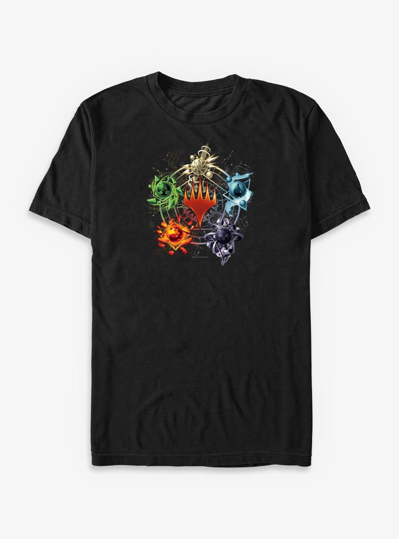 Magic The Gathering Mana Symbols Big & Tall T-Shirt, , hi-res