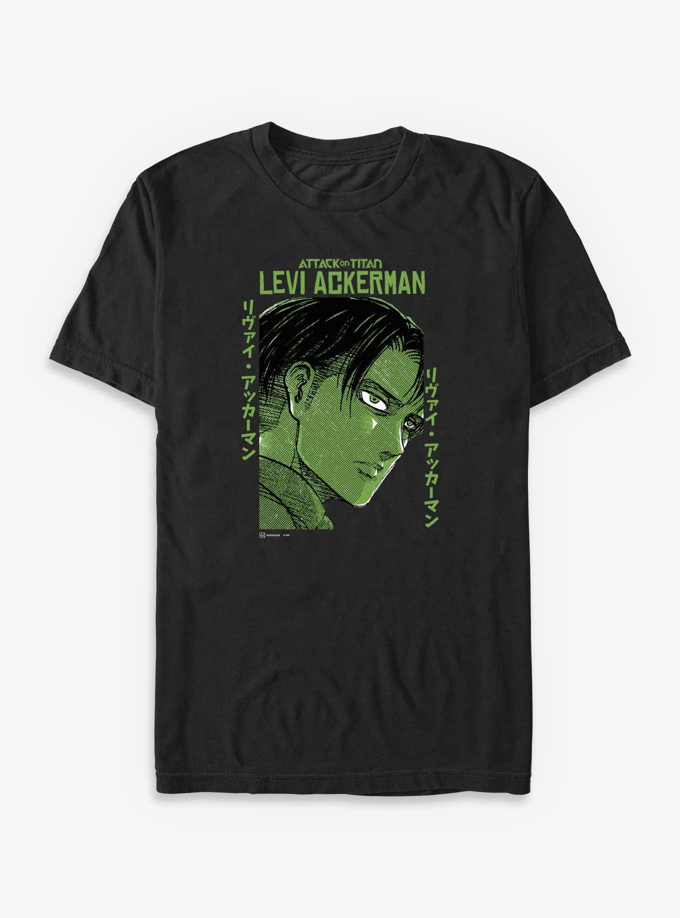 Attack On Titan Levi Ackerman Side Look Big & Tall T-Shirt, , hi-res