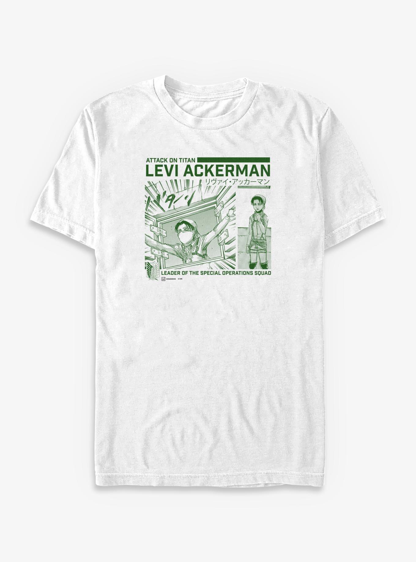 Attack On Titan Cleaning Levi Ackerman Big & Tall T-Shirt, , hi-res
