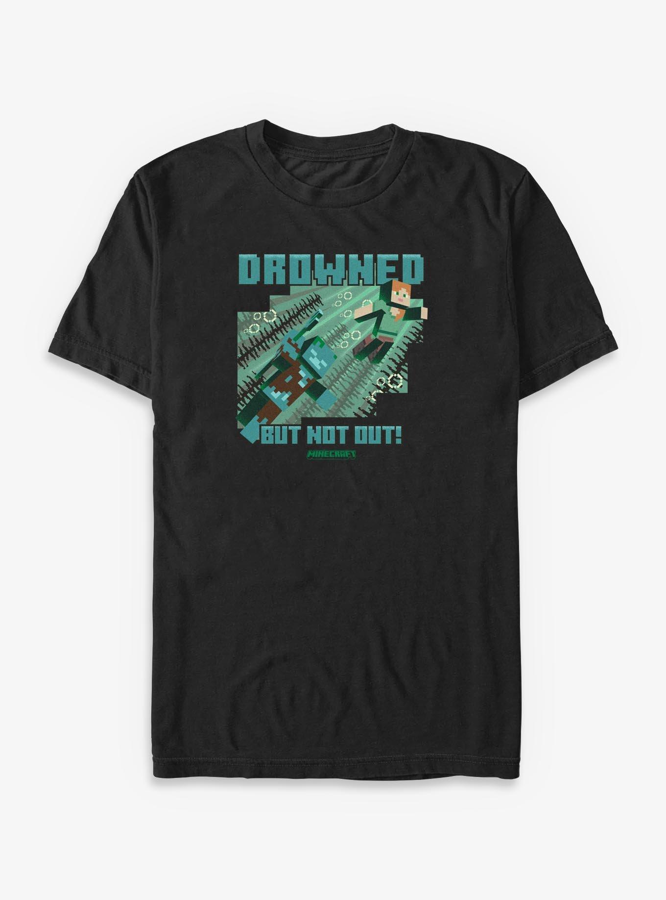 Minecraft Drowned But Not Out Big & Tall T-Shirt, , hi-res