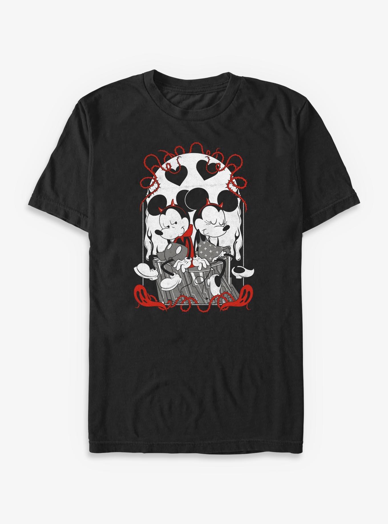Disney Mickey Mouse Mickey N Minnie Goth Tarot Big & Tall T-Shirt, , hi-res