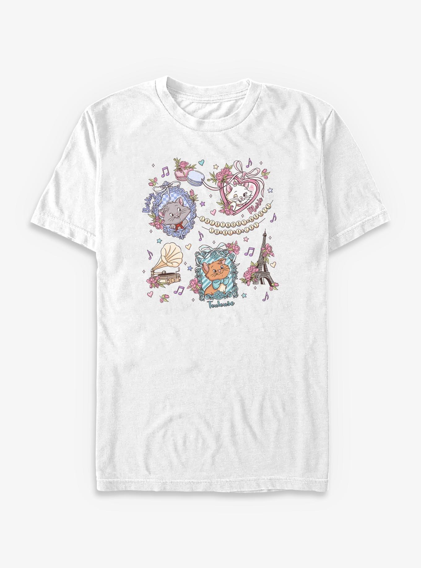 Disney Aristocats Coquette Collage Big & Tall T-Shirt, , hi-res