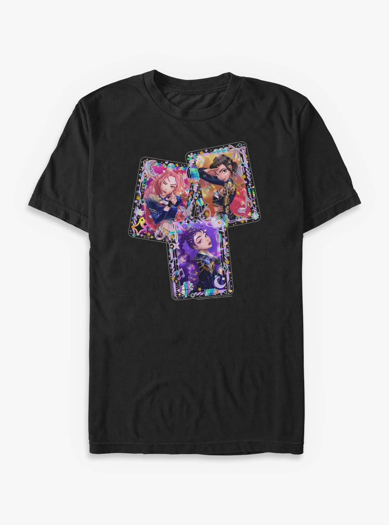 KPop Demon Hunters HUNTR/X Toploader Deco Photocards Big & Tall T-Shirt, , hi-res