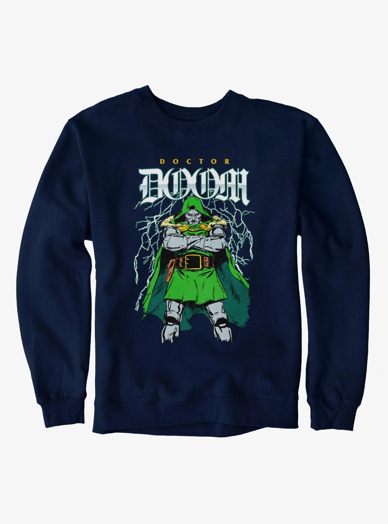 Marvel Comics Doctor Doom Lightning Stance Sweatshirt, , hi-res