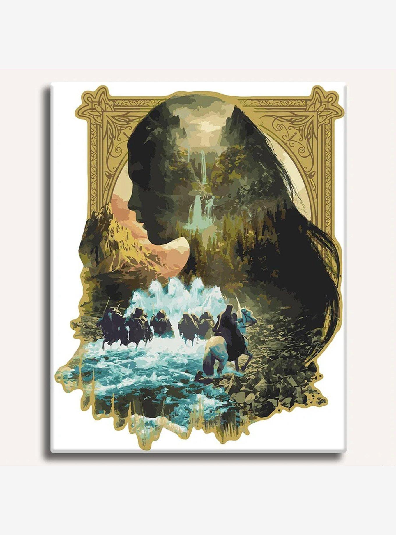 The Lord of the Rings Echoes of Middle-earth Paint By Numbers Kit, , hi-res