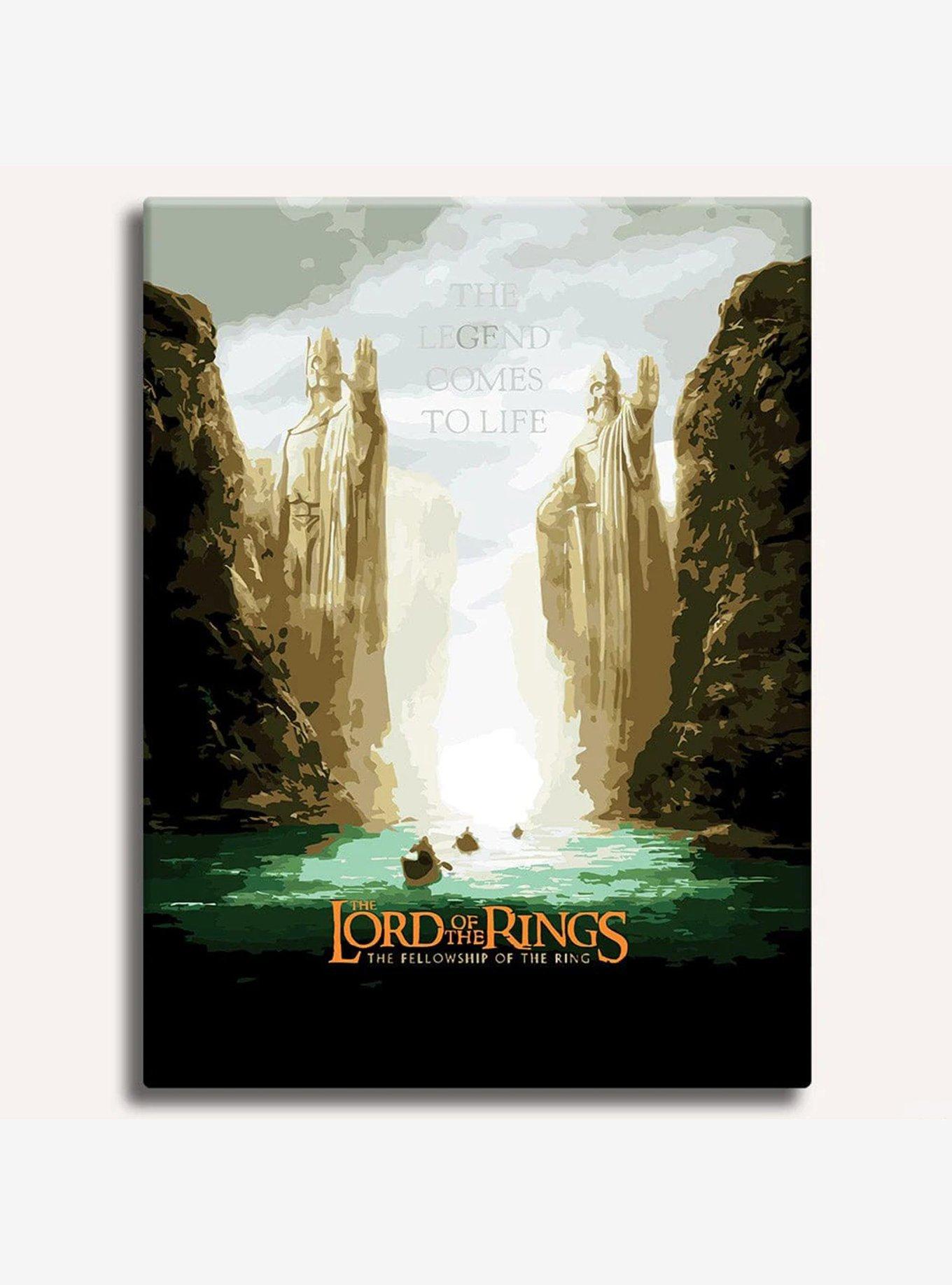 The Lord of the Rings Gates of Argonath Paint By Numbers Kit, , hi-res