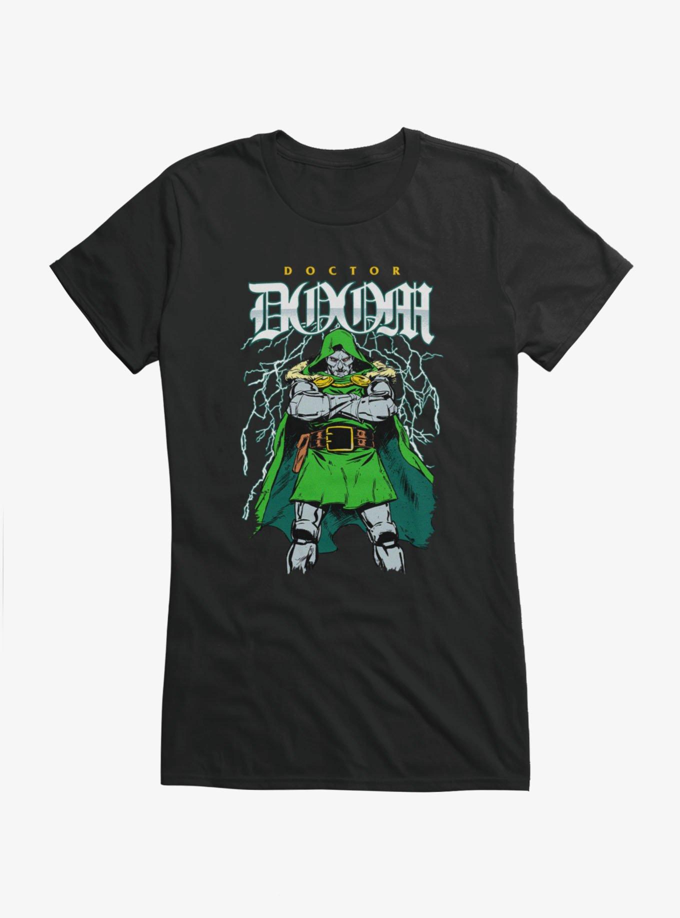 Marvel Comics Doctor Doom Lightning Stance Girls T-Shirt, , hi-res