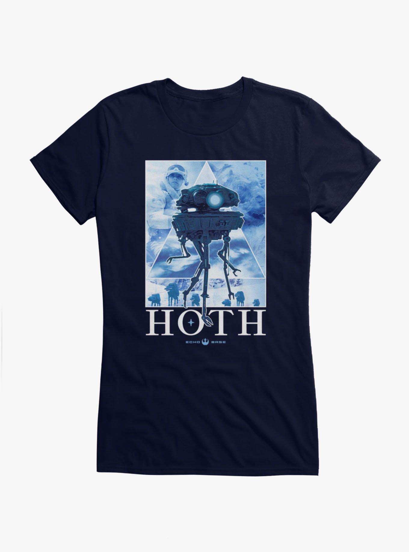 Star Wars Hoth Echo Base Poster Girls T-Shirt, , hi-res