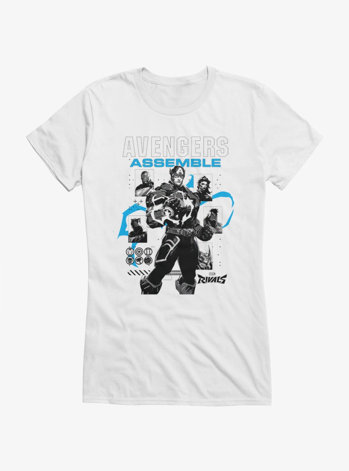 Marvel Rivals Captain America Avengers Assemble Girls T-Shirt, , hi-res