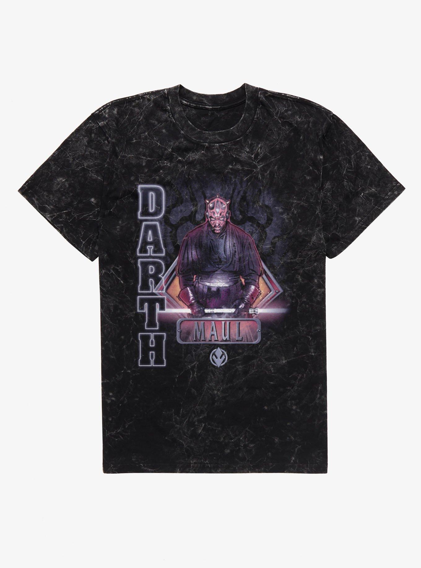 Star Wars Darth Maul Stare Down Mineral Wash T-Shirt, , hi-res