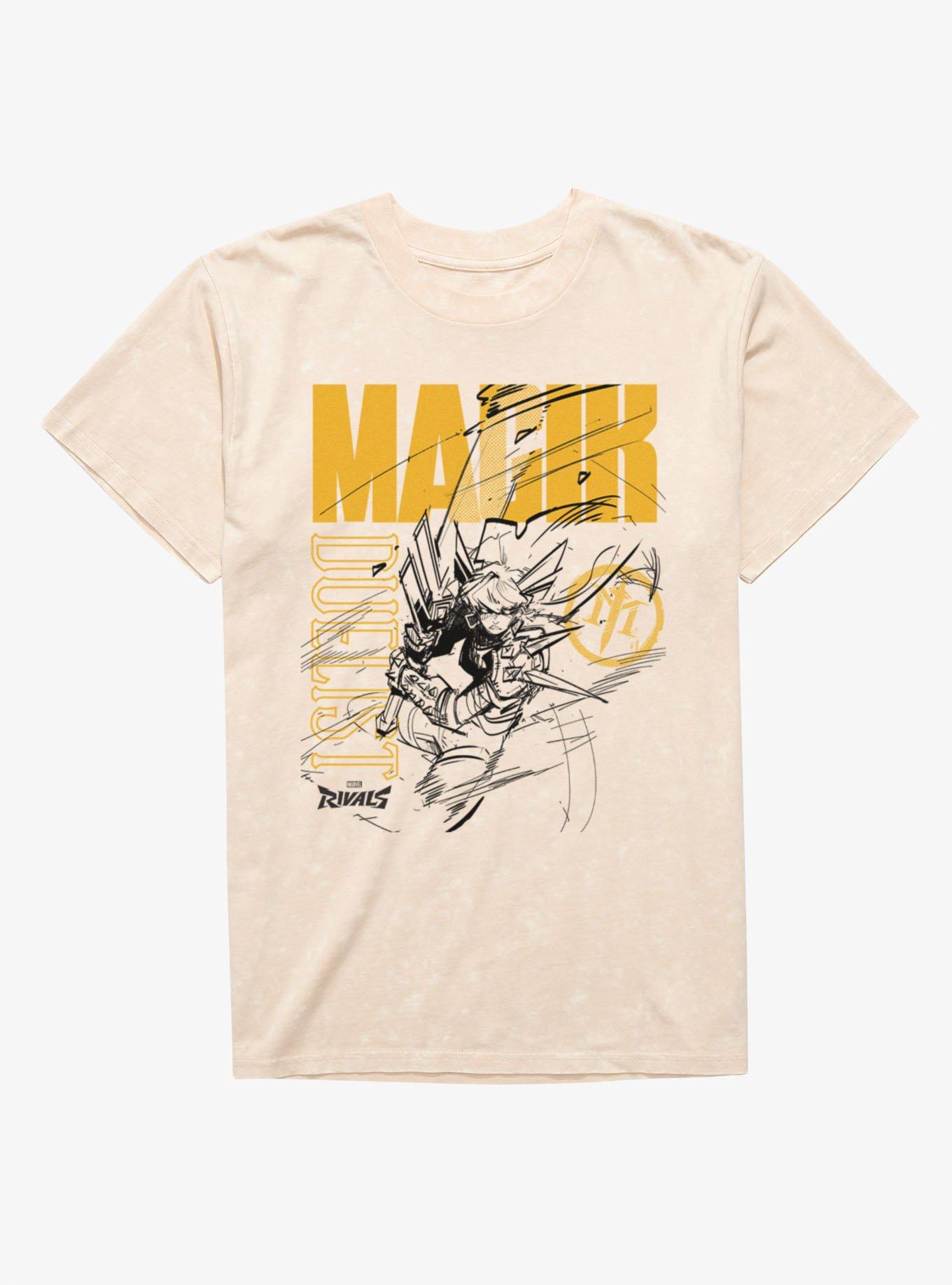 Marvel Rivals Magik Duelist Sketch Mineral Wash T-Shirt, , hi-res
