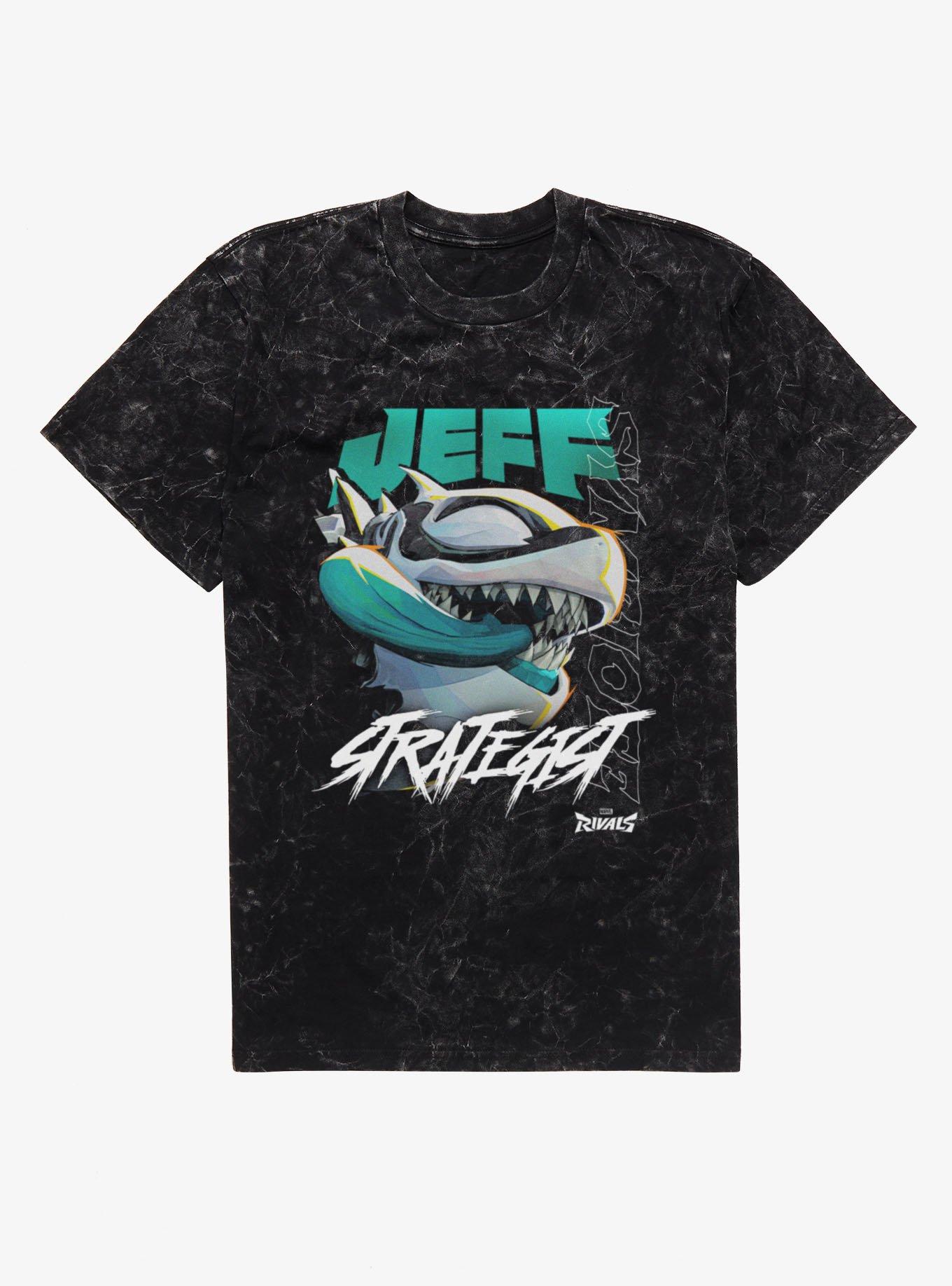 Marvel Rivals Jeff The Land Shark Symbiote Strategist Mineral Wash T-Shirt, , hi-res