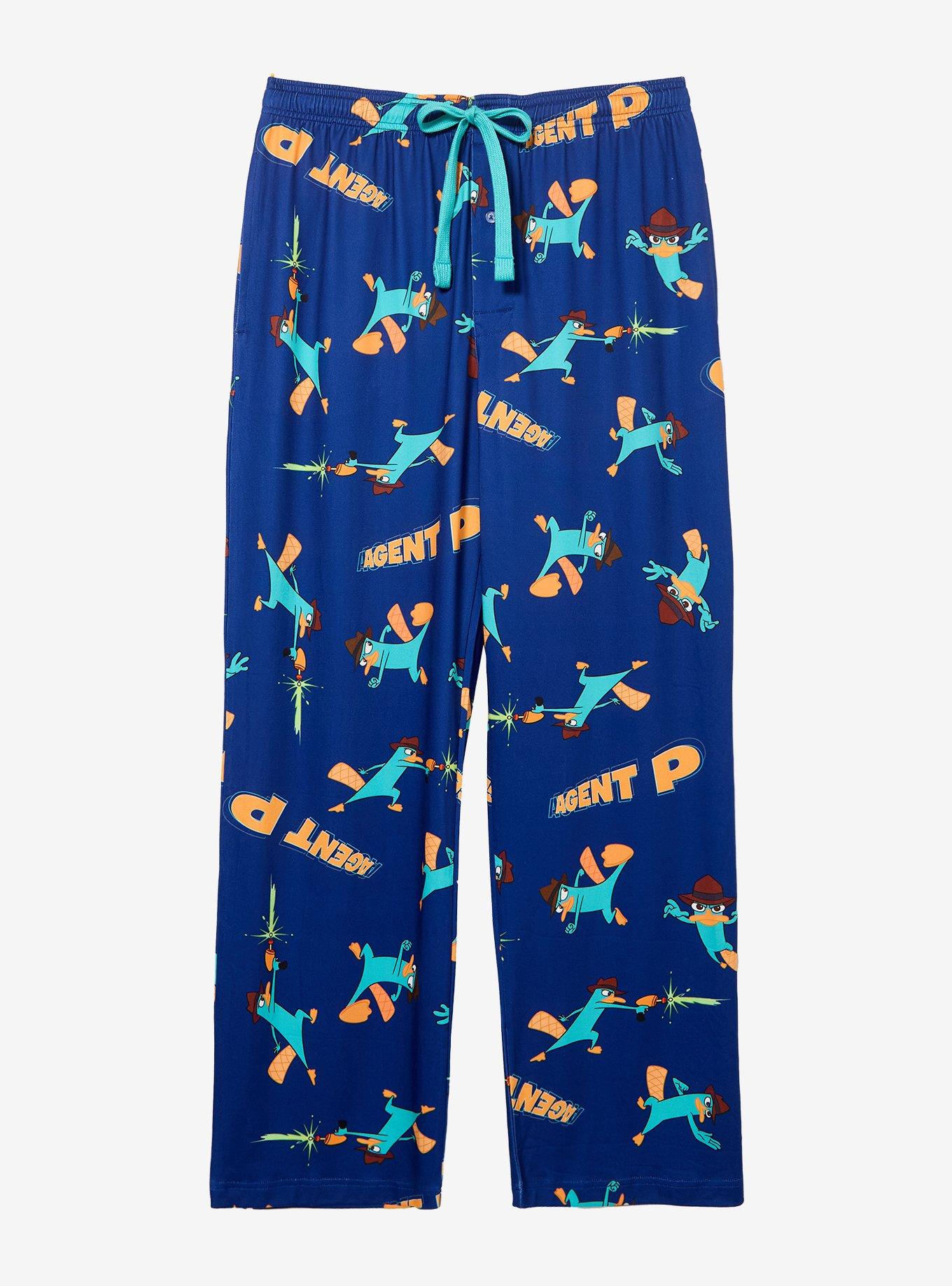 Disney Phineas & Ferb Agent P Allover Print Sleep Pants - BoxLunch Exclusive, , hi-res