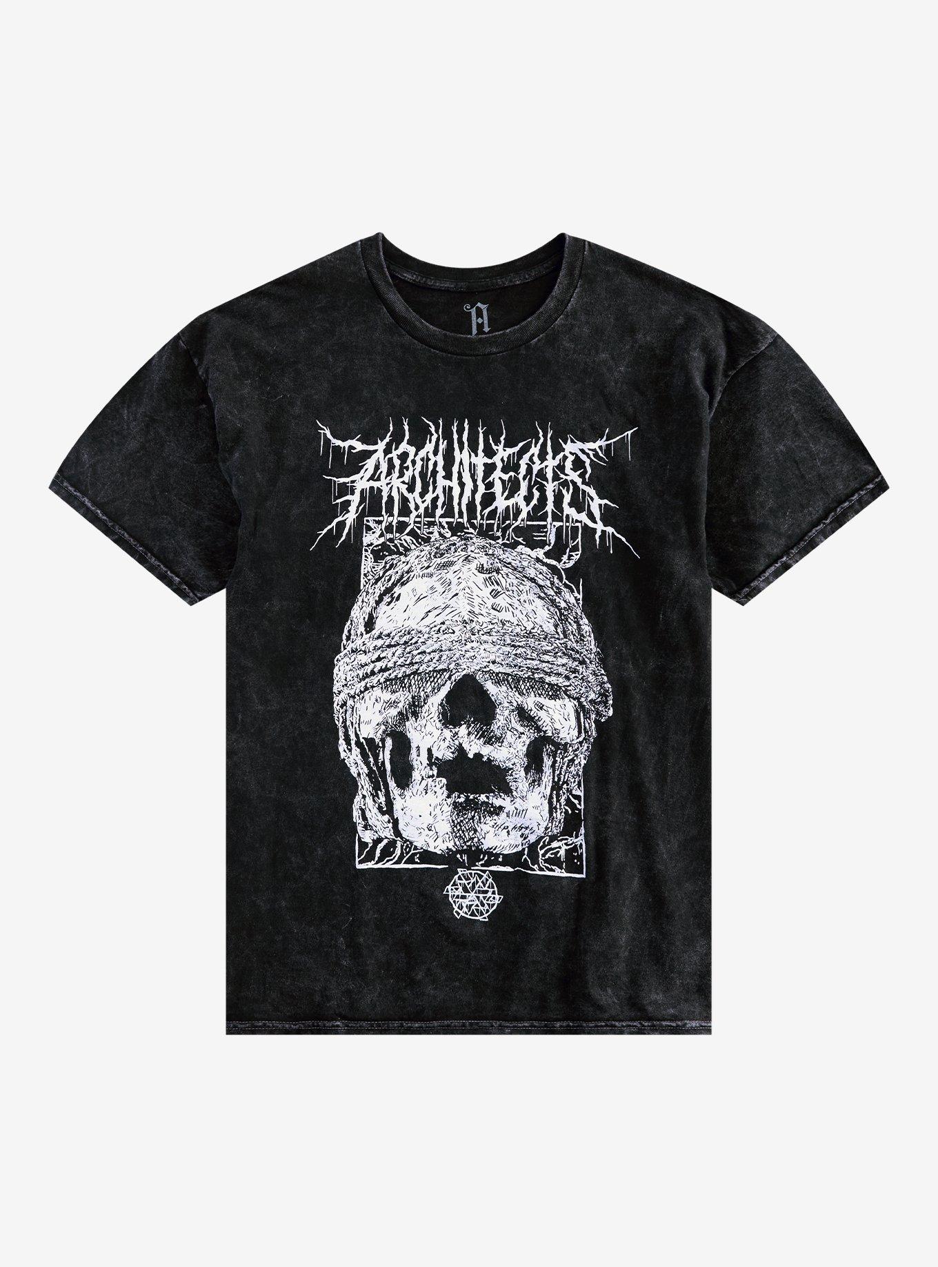 Architects Skull Mineral Wash T-Shirt, , hi-res