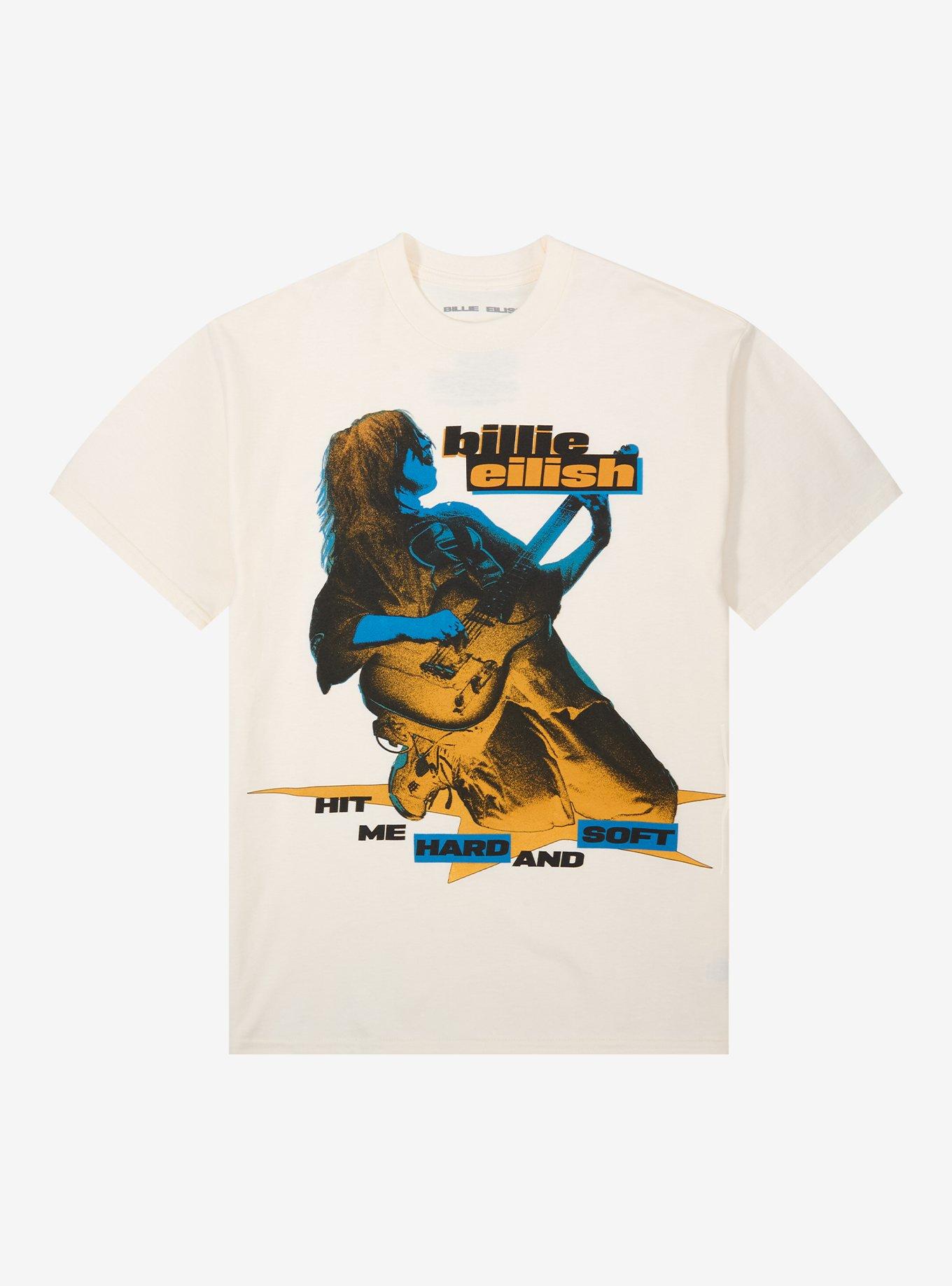 Billie Eilish Hit Me Hard And Soft Guitar Portrait T-Shirt, , hi-res
