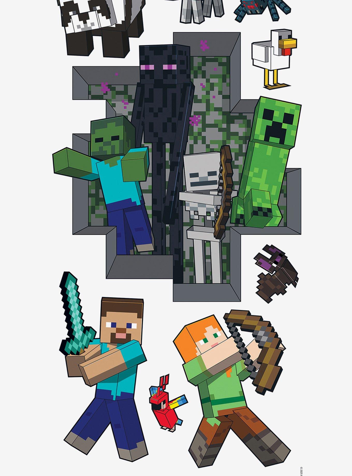 Minecraft Hostile Mobs Wall Decals, , hi-res