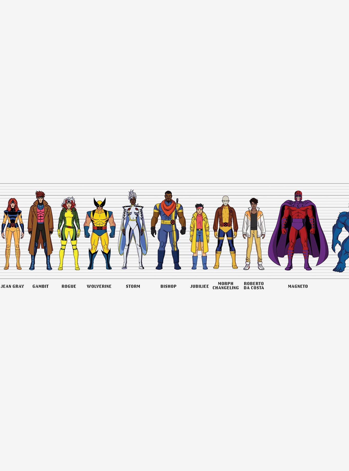 Marvel X-Men '97 Band of Mutants Red and Blue Border Decals, , hi-res