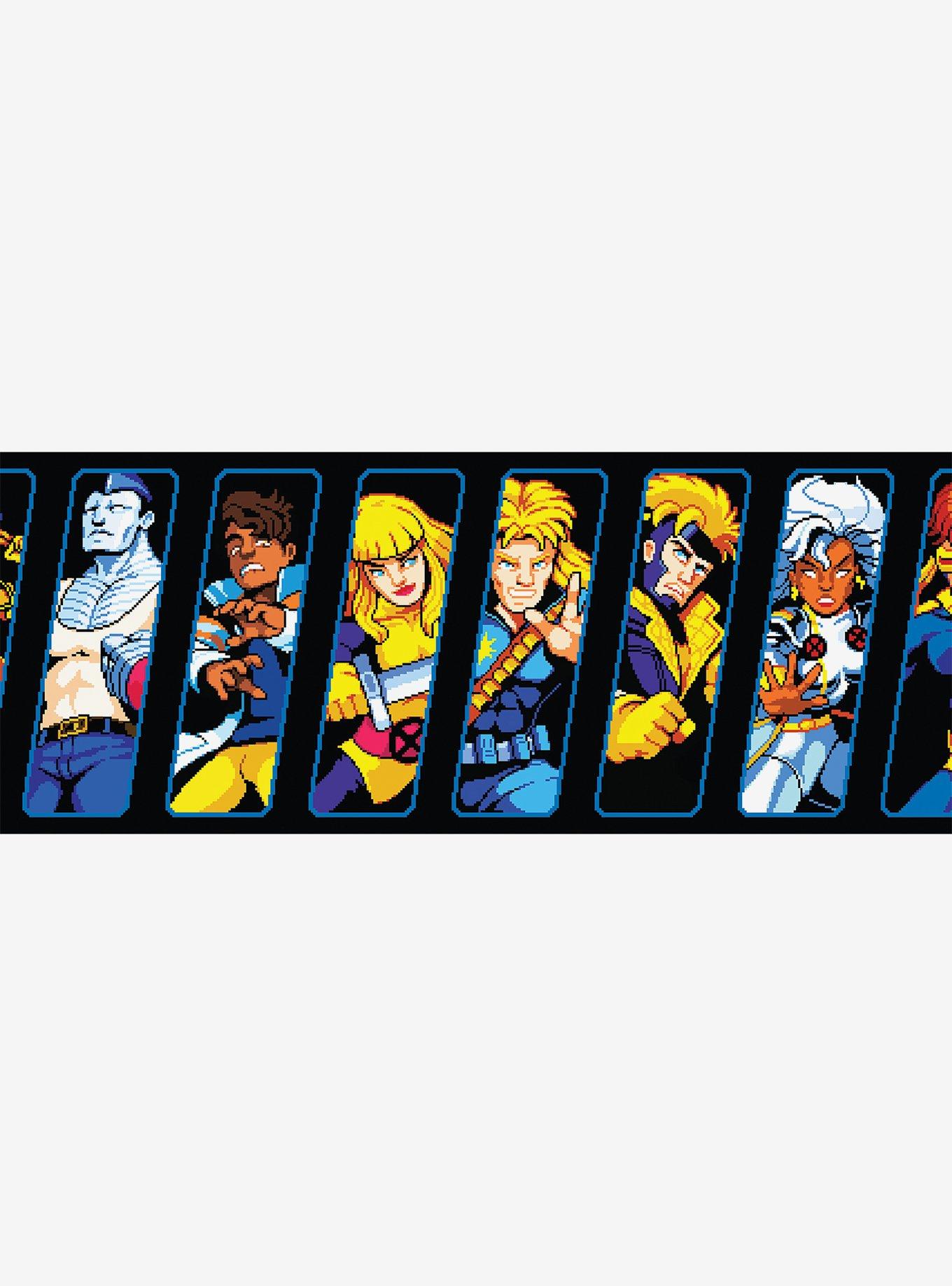 Marvel X-Men '97 Pixel Art Black Border Decals, , hi-res