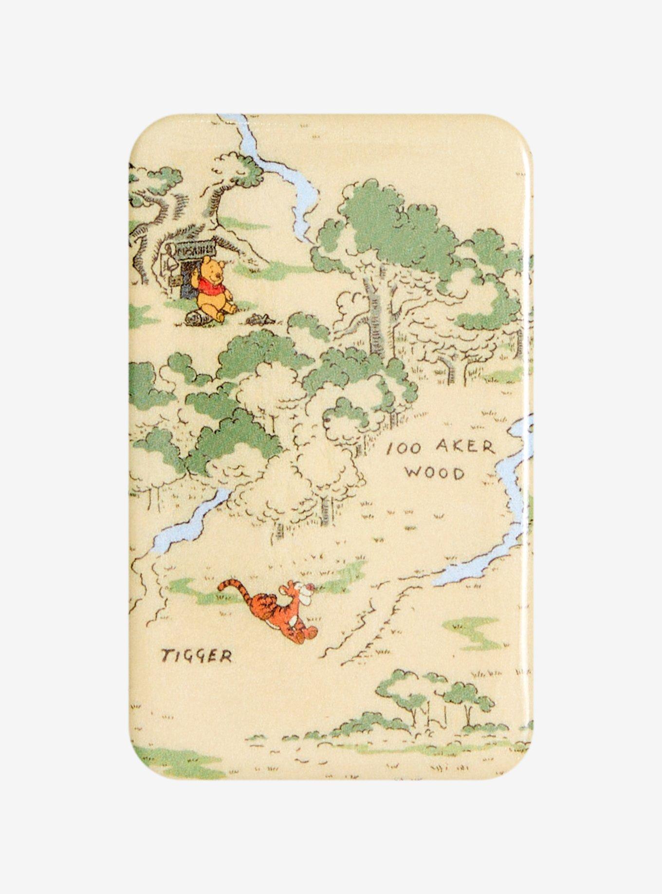 Disney Winnie The Pooh Hundred Acre Wood Rectangular Button, , hi-res